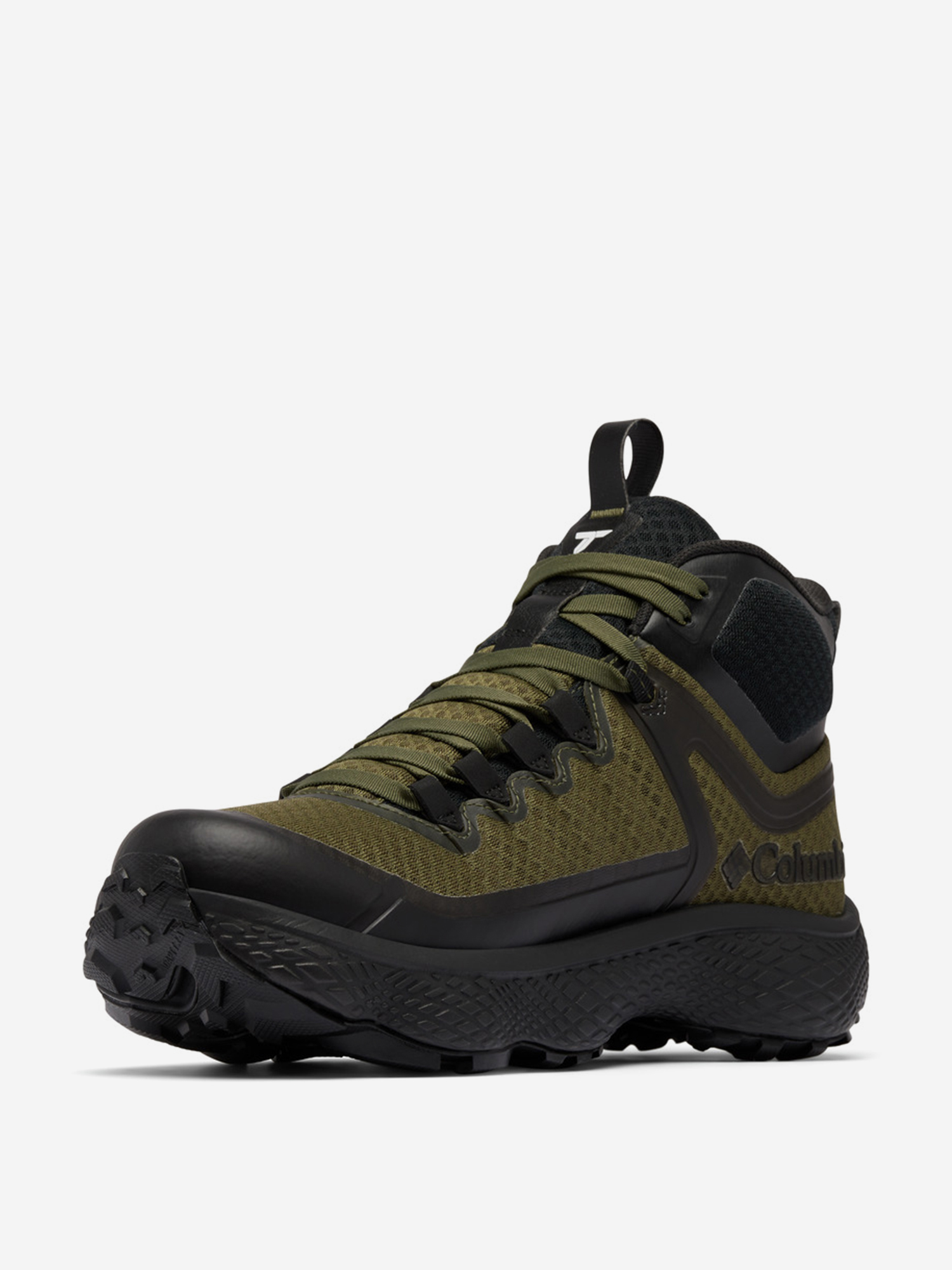 фото Ботинки мужские columbia escape thrive titanium mid outdry, зеленый