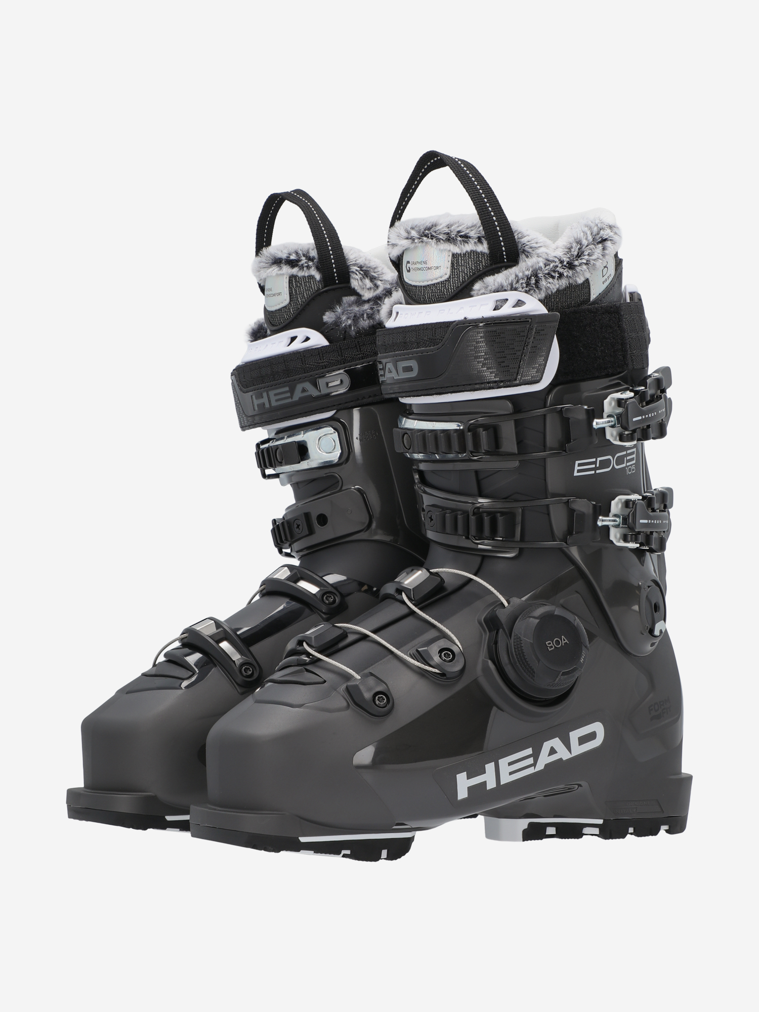 фото Ботинки горнолыжные женские head edge 105 w hv gw boa, черный