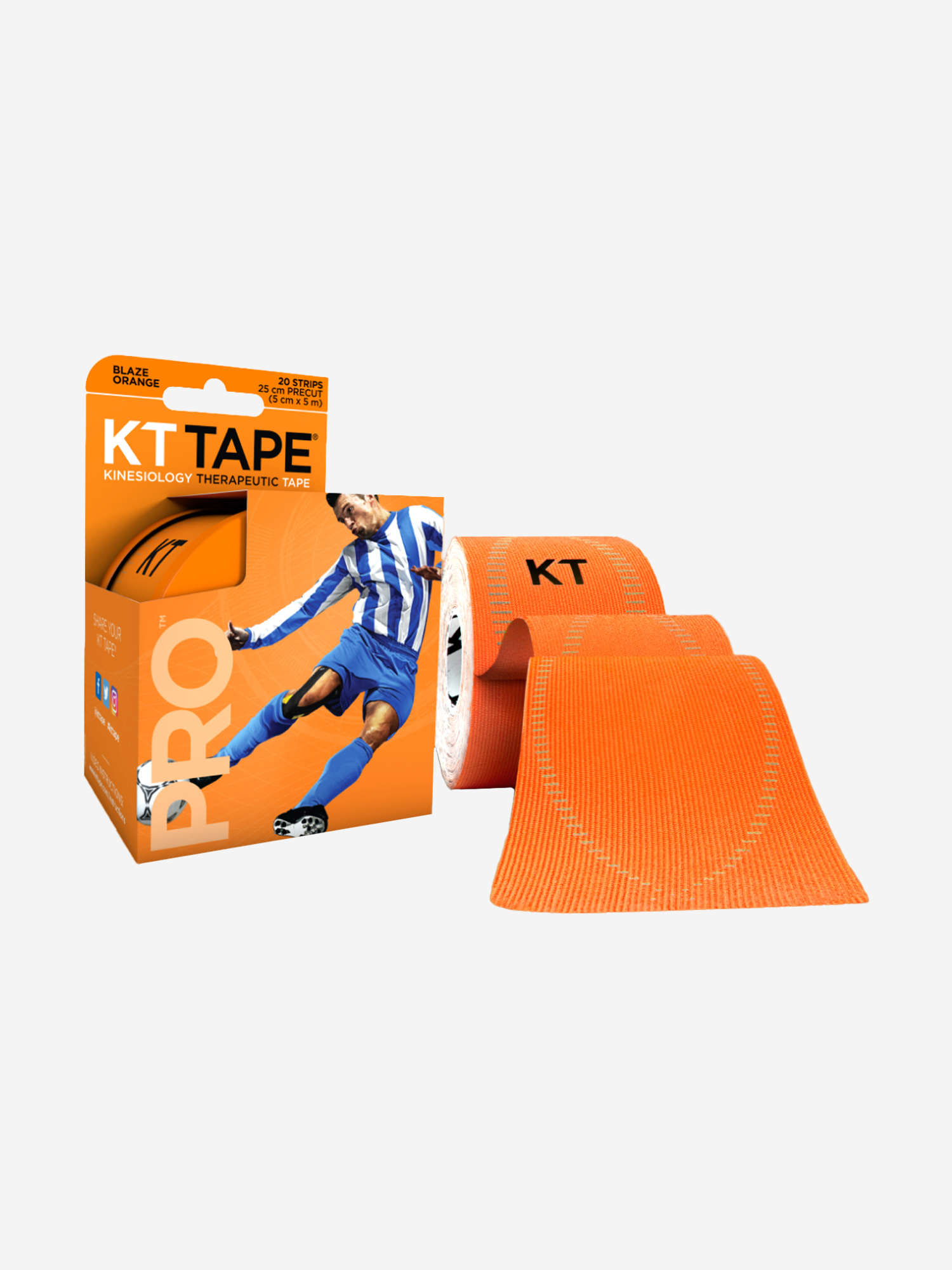 KT Tape PRO Кинезио тейп для тела, 20 полосок в рулоне, 25 х 5 см, оранжевый, Оранжевый
KT Tape PRO Кинезио тейп для тела, 20 полосок в рулоне, 25 х 5 см, оранжевый, Оранжевый