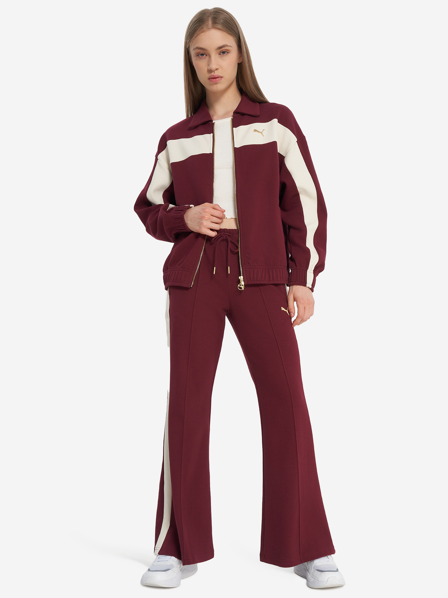 фото Толстовка женская puma t7, красный