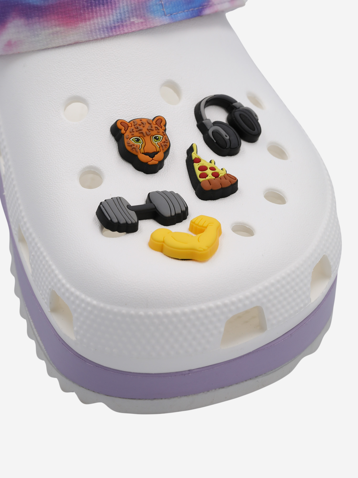 фото Украшение для обуви crocs get swole 5 pack, мультицвет