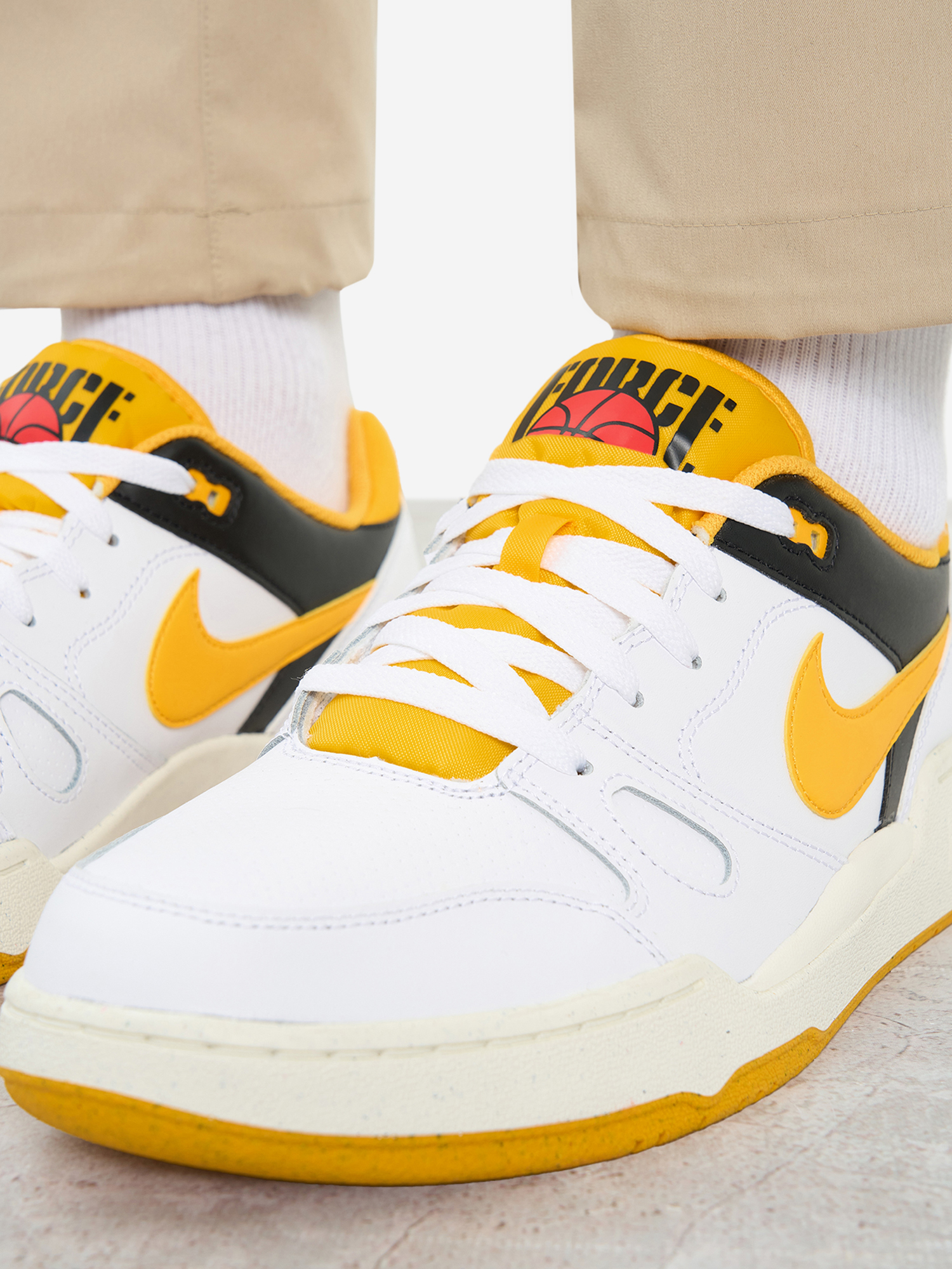 фото Кеды мужские nike full force low, белый