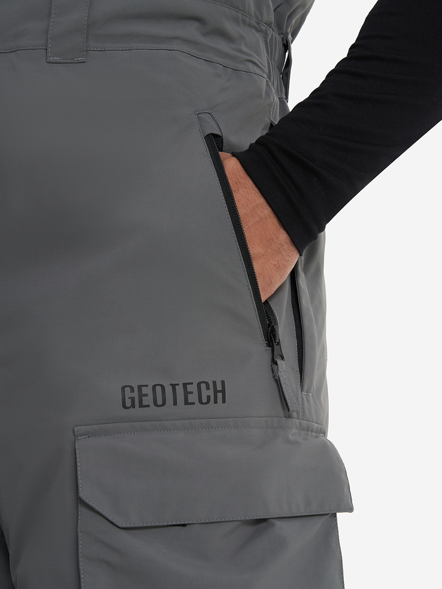 фото Полукомбинезон утепленный мужской geotech, серый