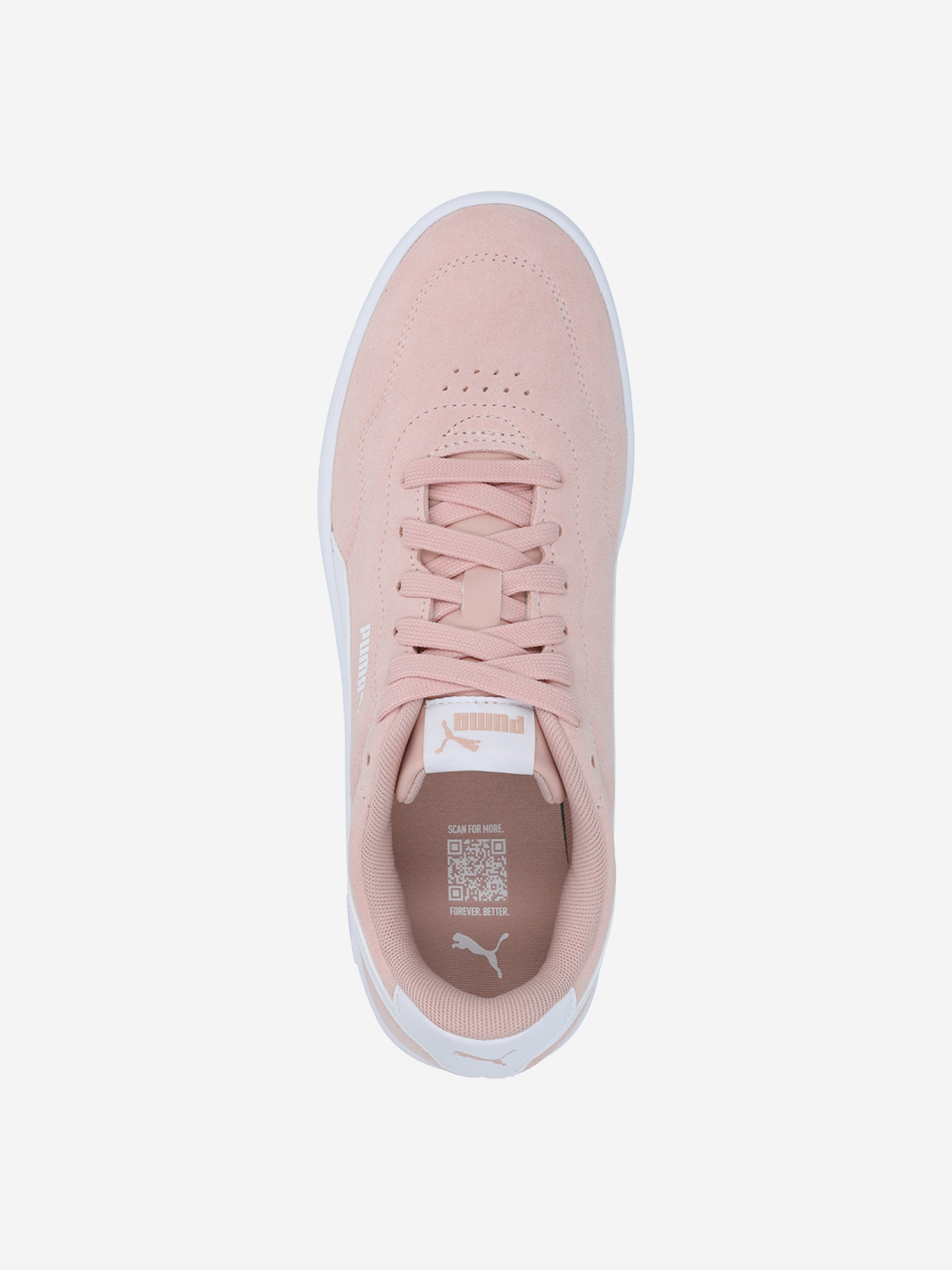 фото Кеды женские puma court lally sd, бежевый