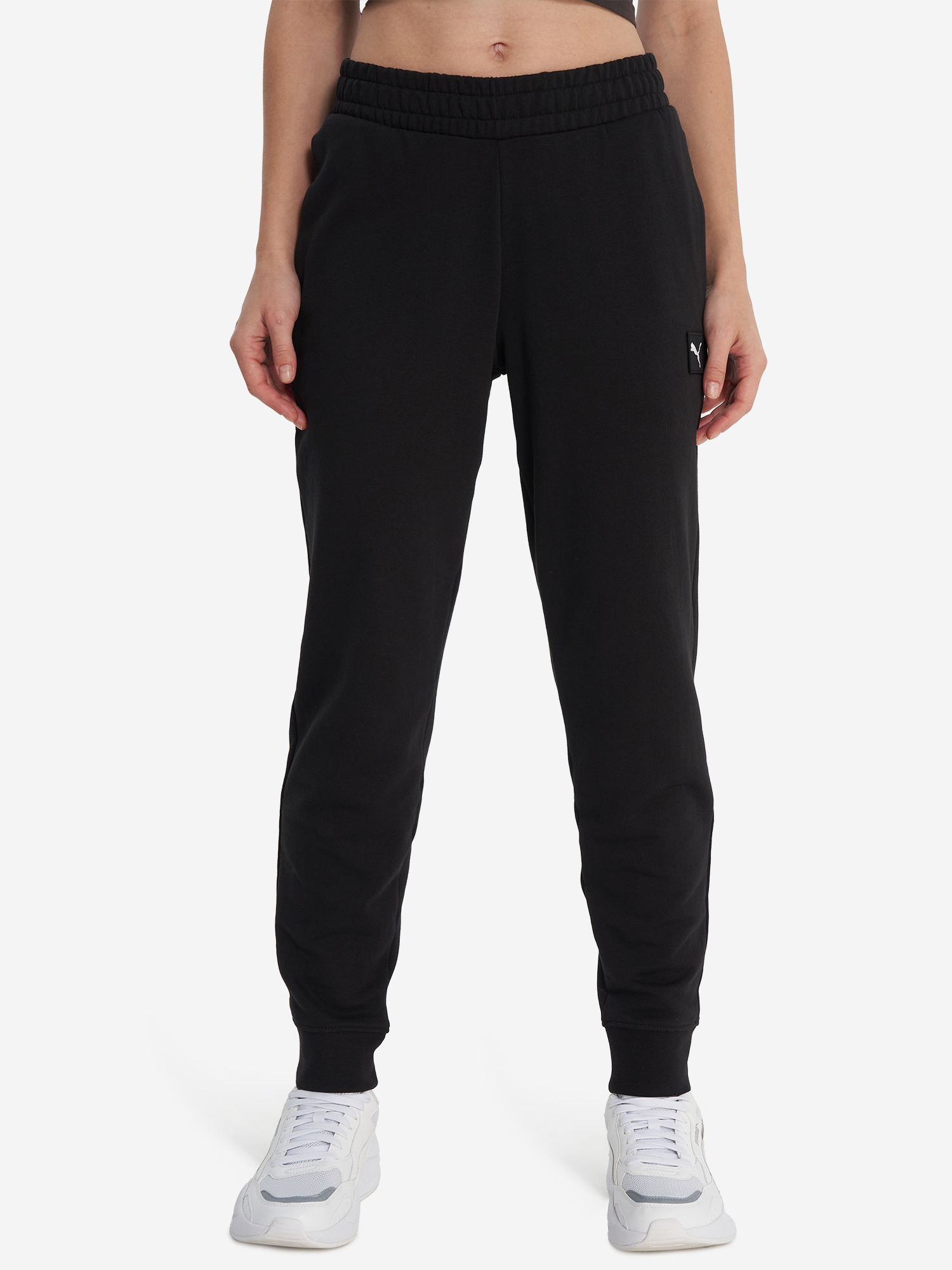 фото Брюки женские puma ess elevated, черный