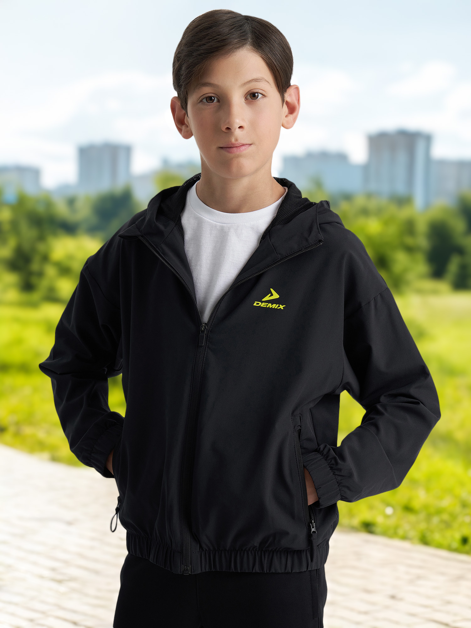 Ветровка для мальчиков Demix, Черный
Ветровка для мальчиков Demix, Черный