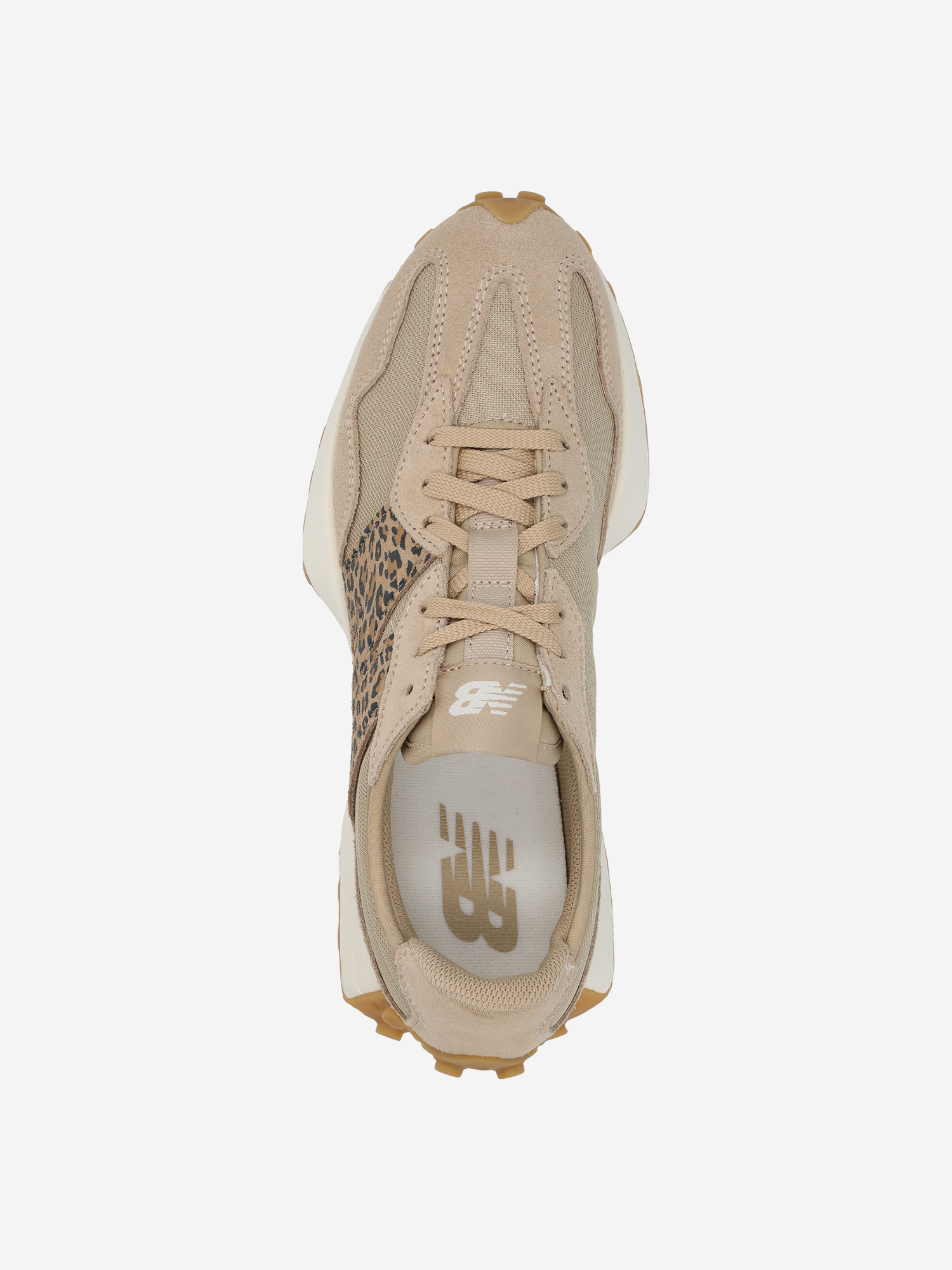 фото Кроссовки женские new balance 327, бежевый
