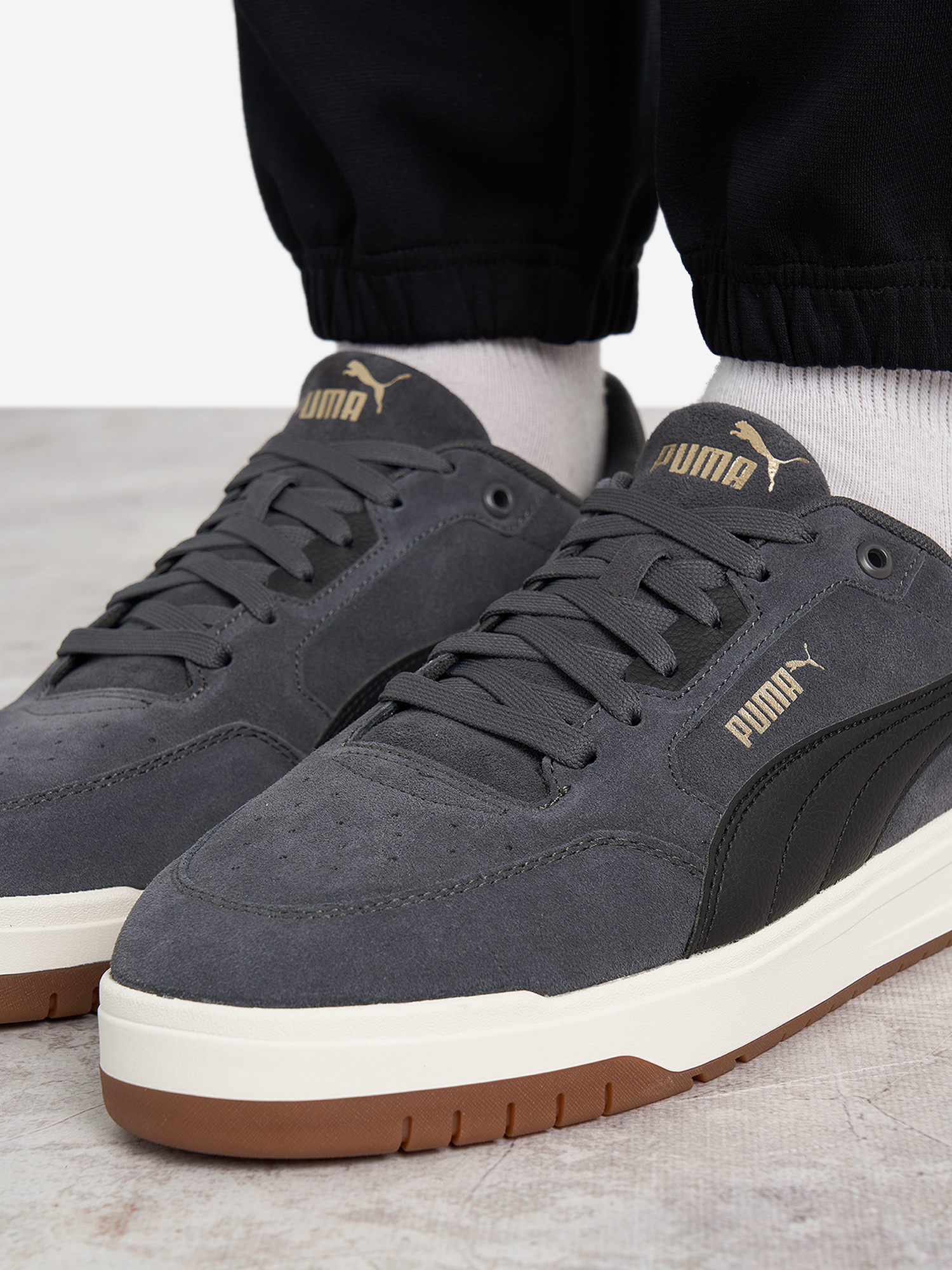 фото Кеды мужские puma shuffle downtown sd, серый