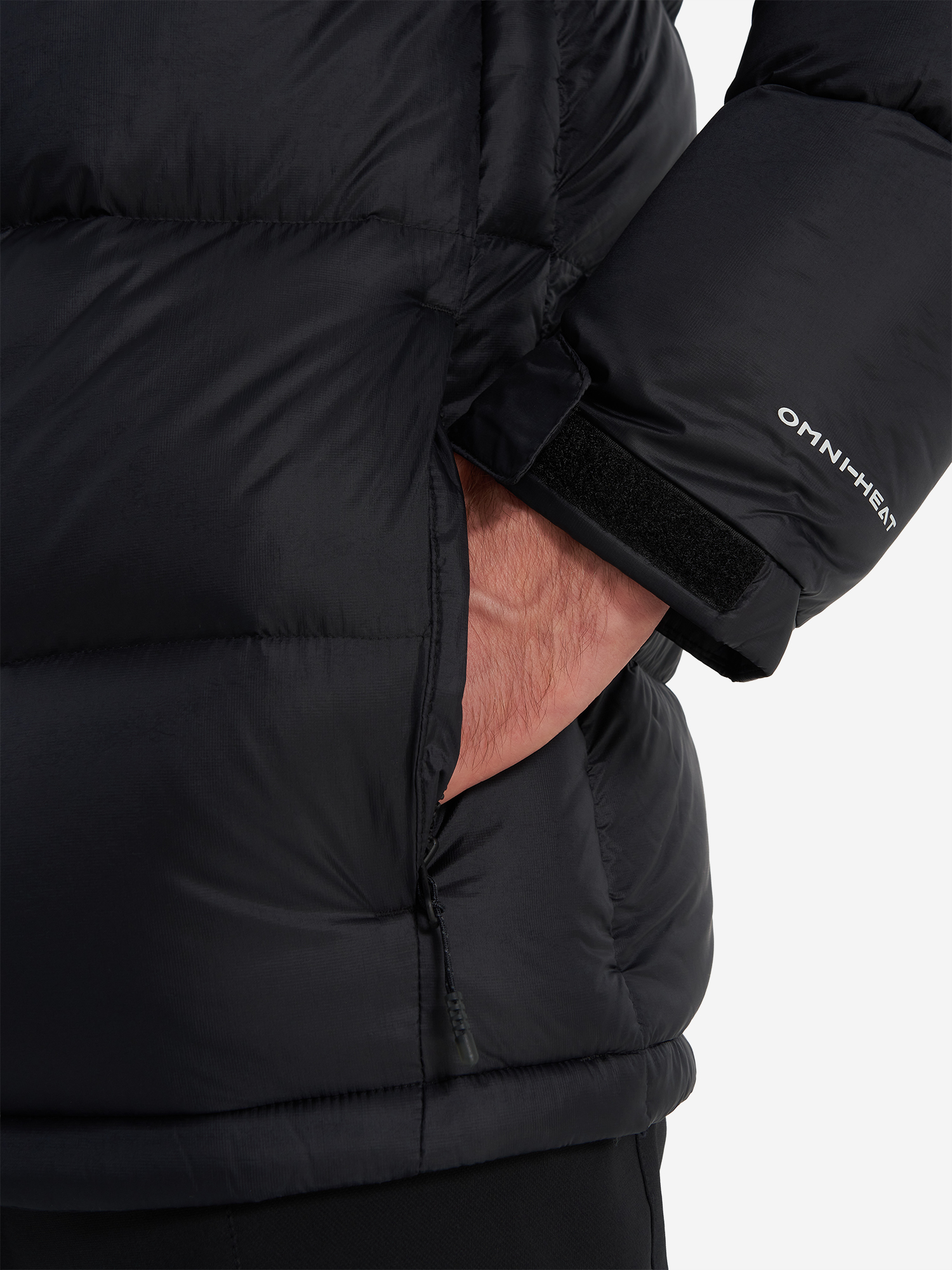 фото Пуховик мужской columbia cloudview down hooded jacket, черный