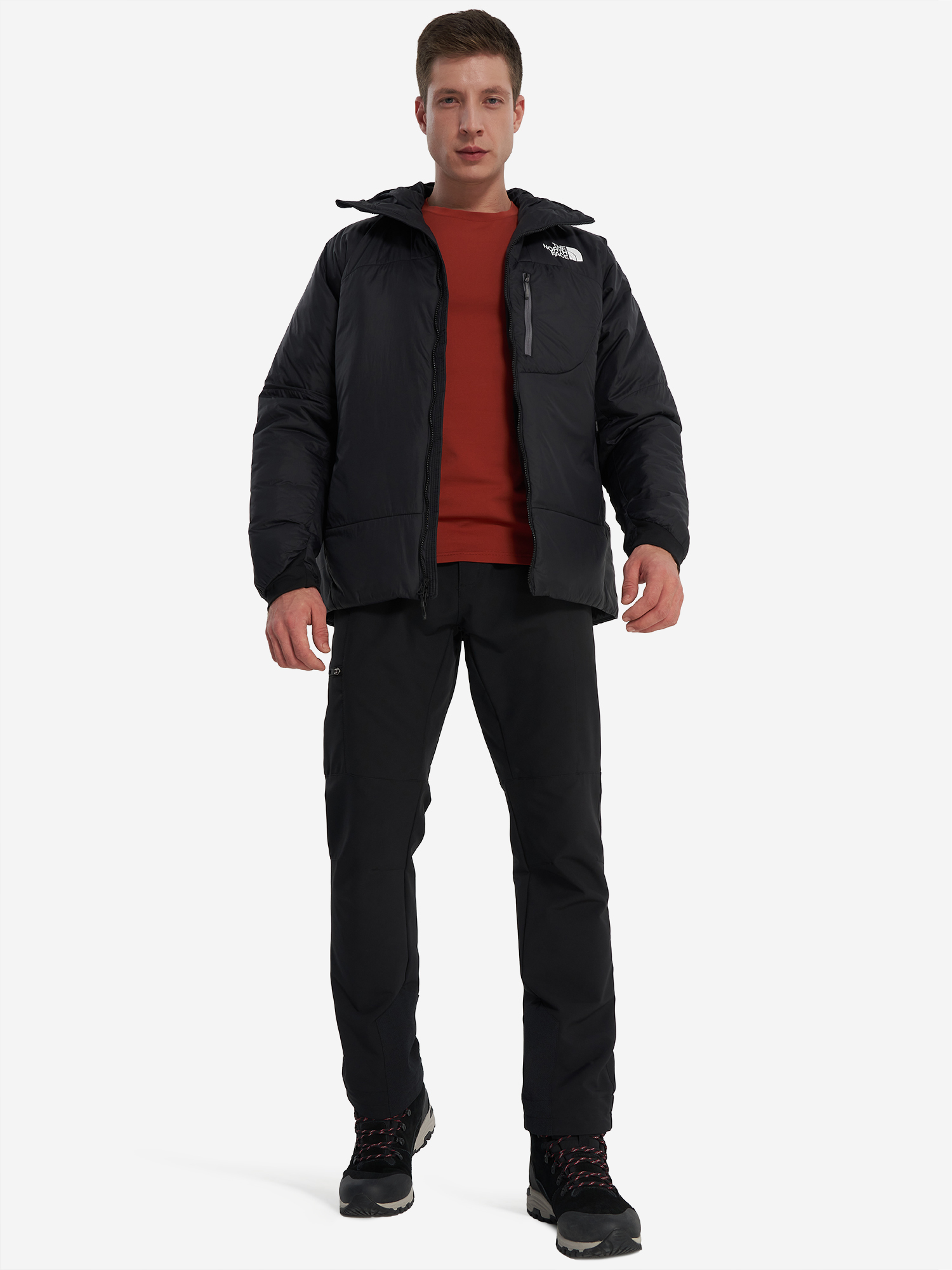 фото Куртка утепленная мужская the north face andola, черный