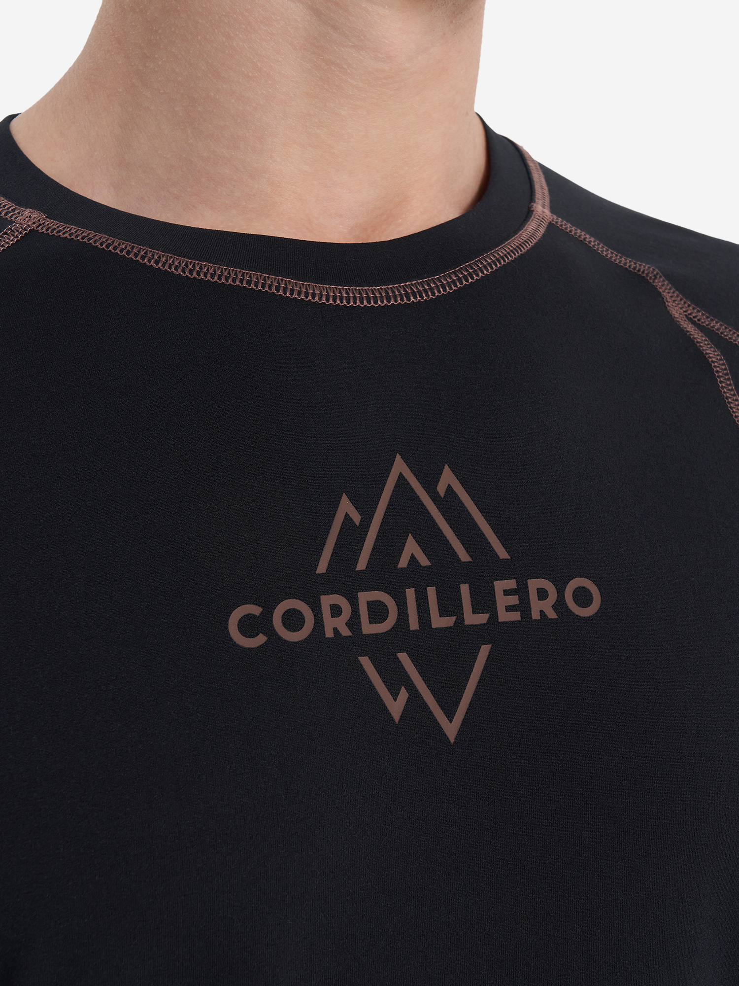 фото Лонгслив мужской cordillero, черный