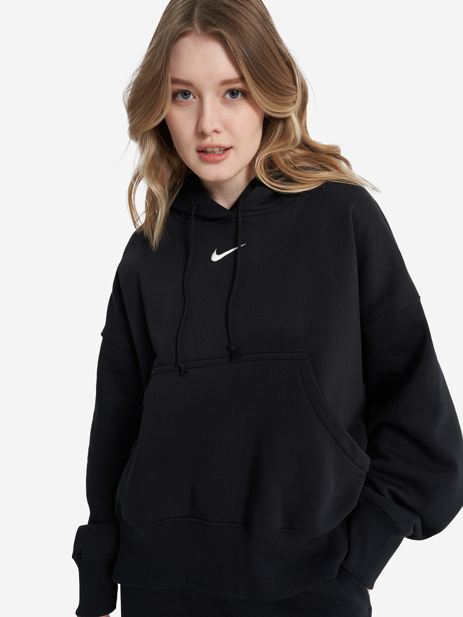 фото Худи женское nike sportswear phoenix, черный