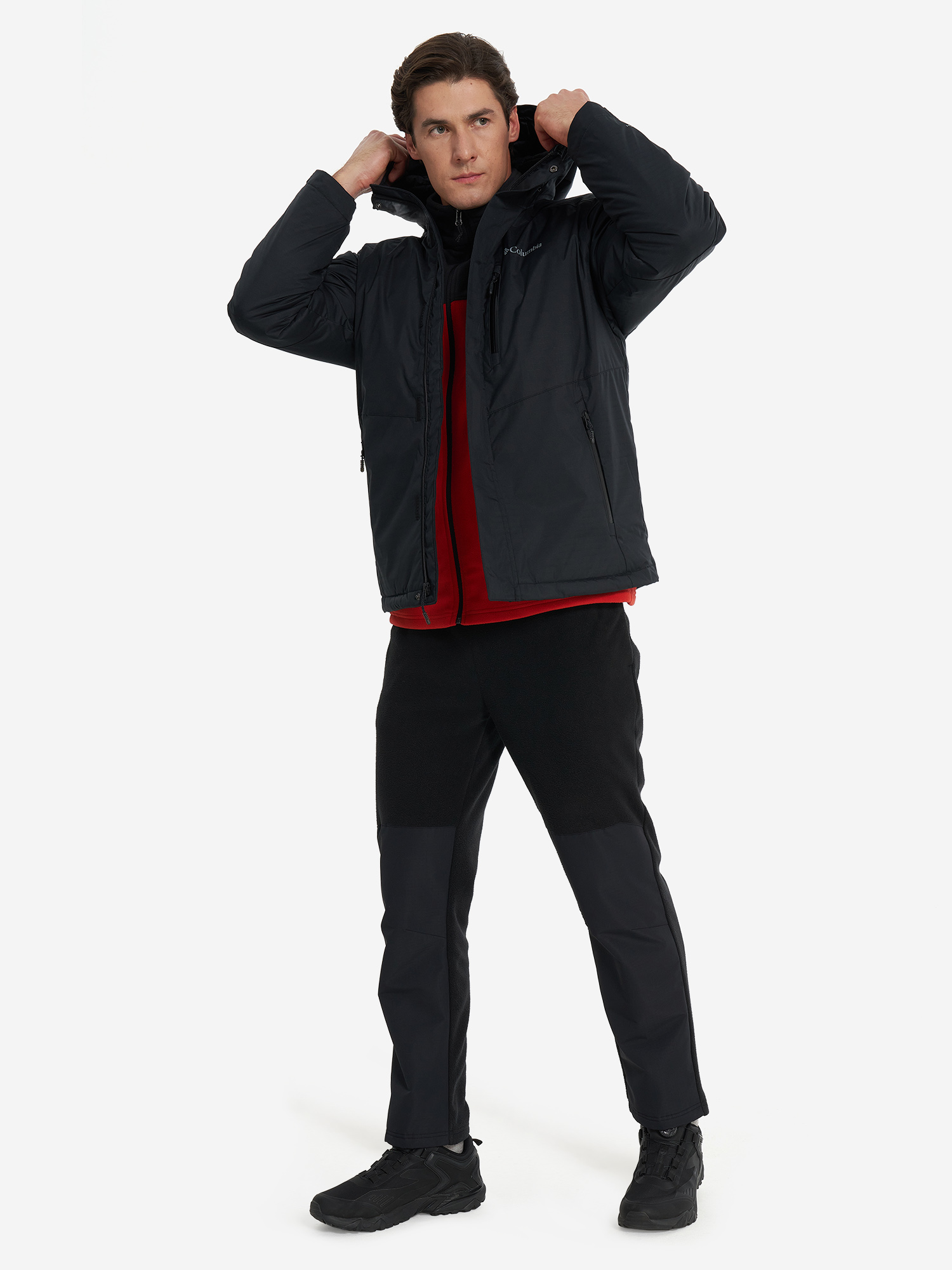 фото Куртка утепленная мужская columbia oak harbor ii insulated jacket, черный