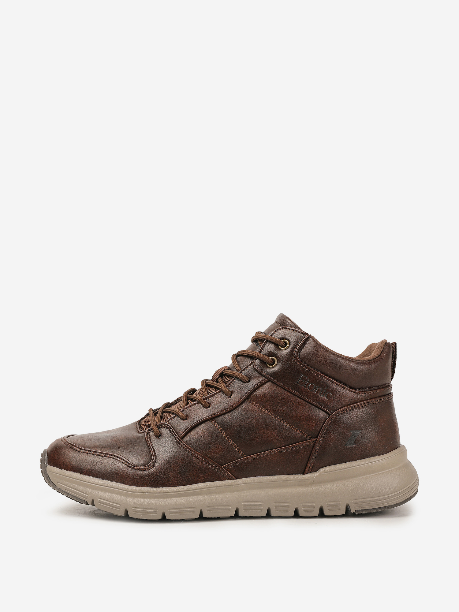 фото Ботинки утепленные мужские etonic dylan mid, коричневый