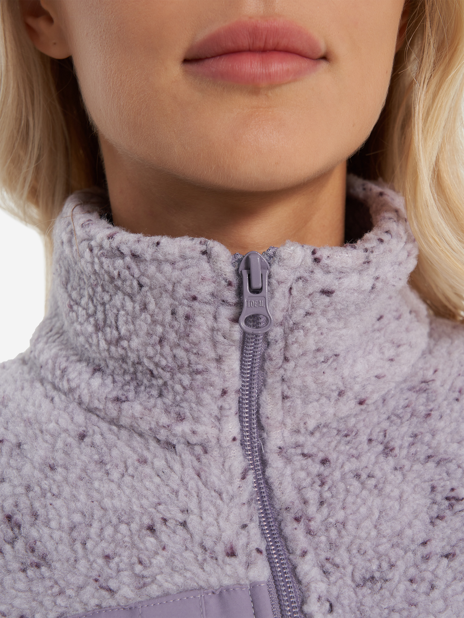 фото Толстовка женская columbia stellar path fleece full zip, фиолетовый