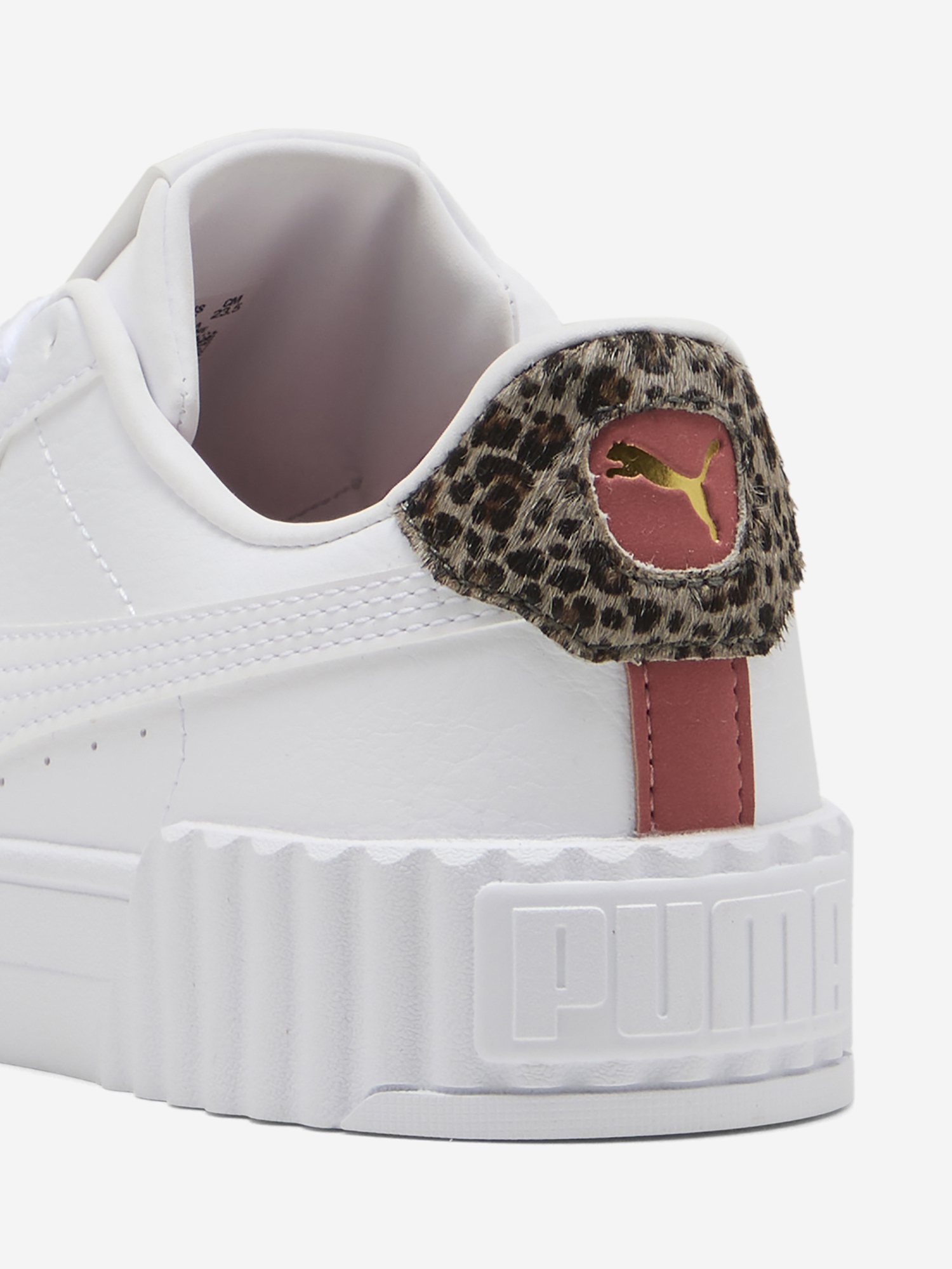 фото Кеды женские puma carina 3.0 animal flair, белый