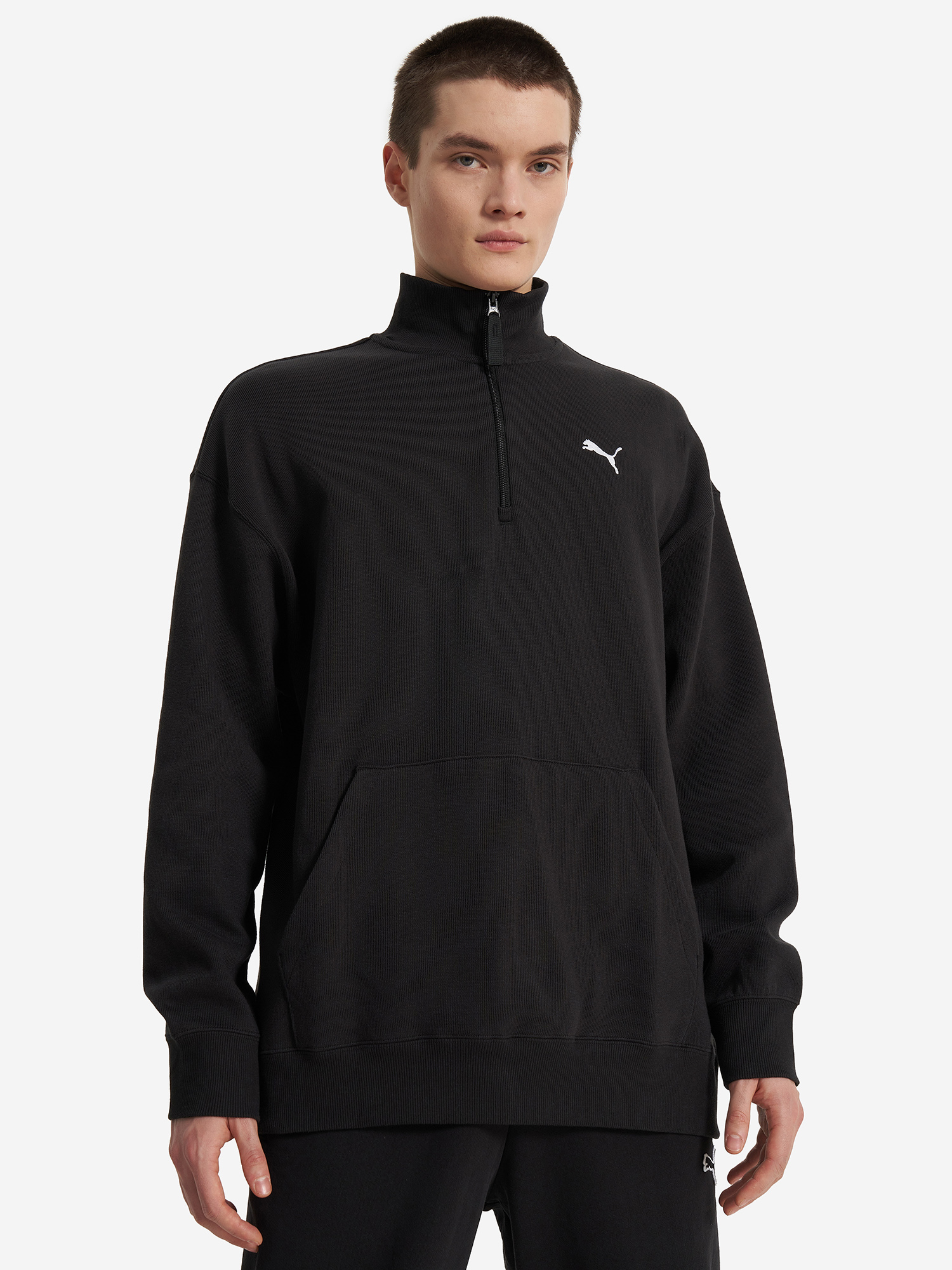 фото Толстовка мужская puma wardrobe ess, черный