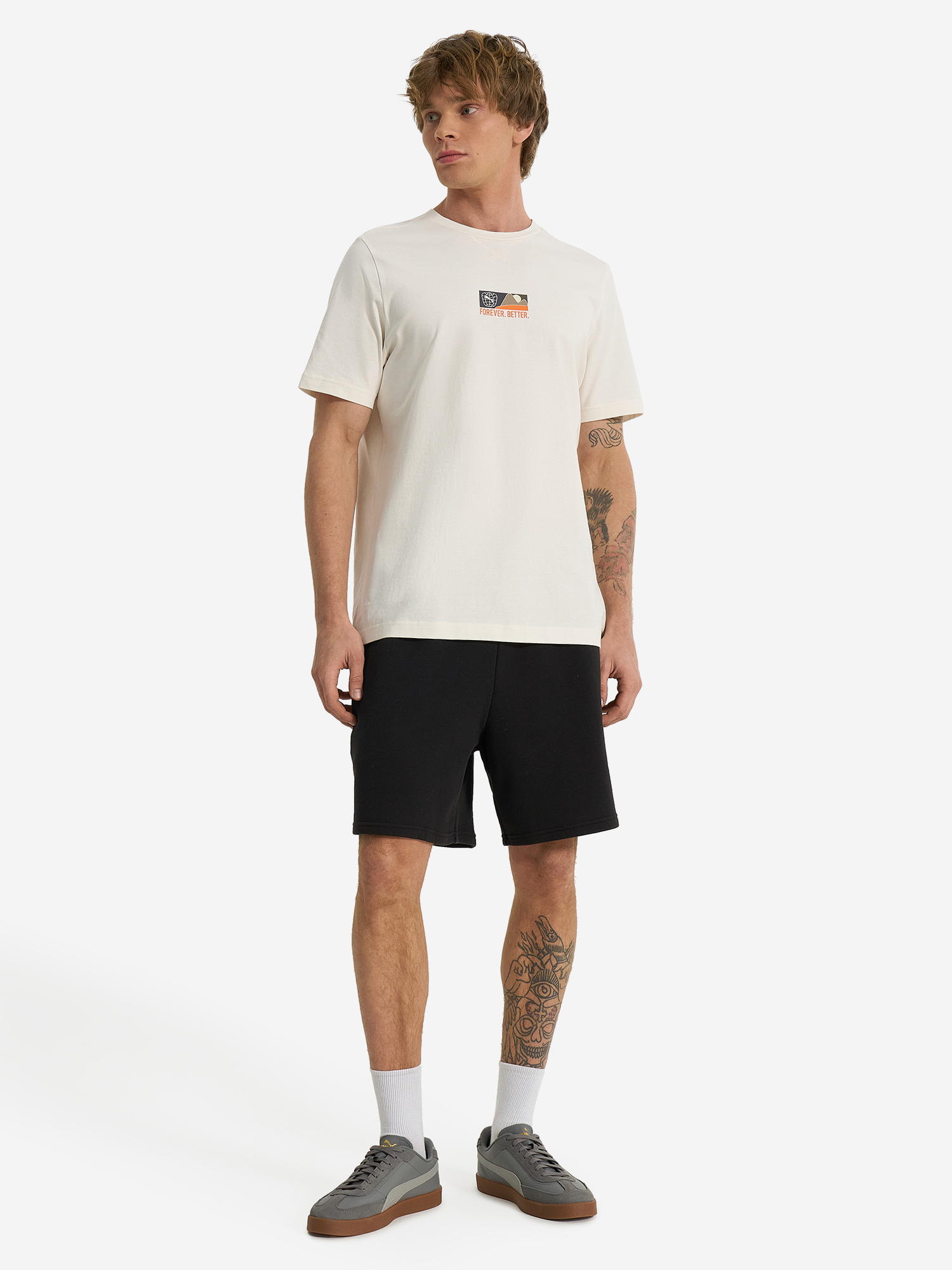 фото Шорты мужские puma wardrobe ess, черный