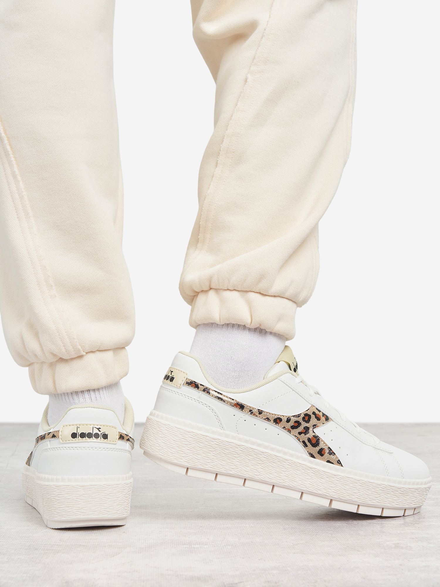 фото Кроссовки женские diadora jace jungle, белый