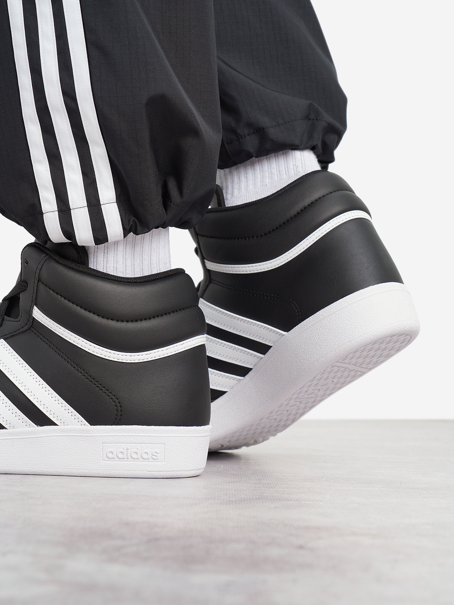 фото Кеды мужские adidas hoops 4.0, черный