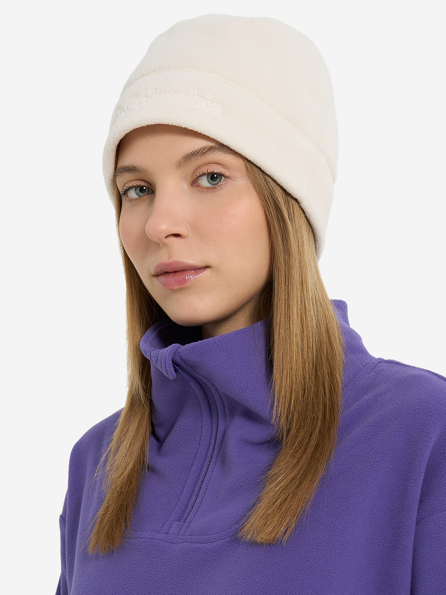 фото Шапка columbia fast trek ii beanie, бежевый