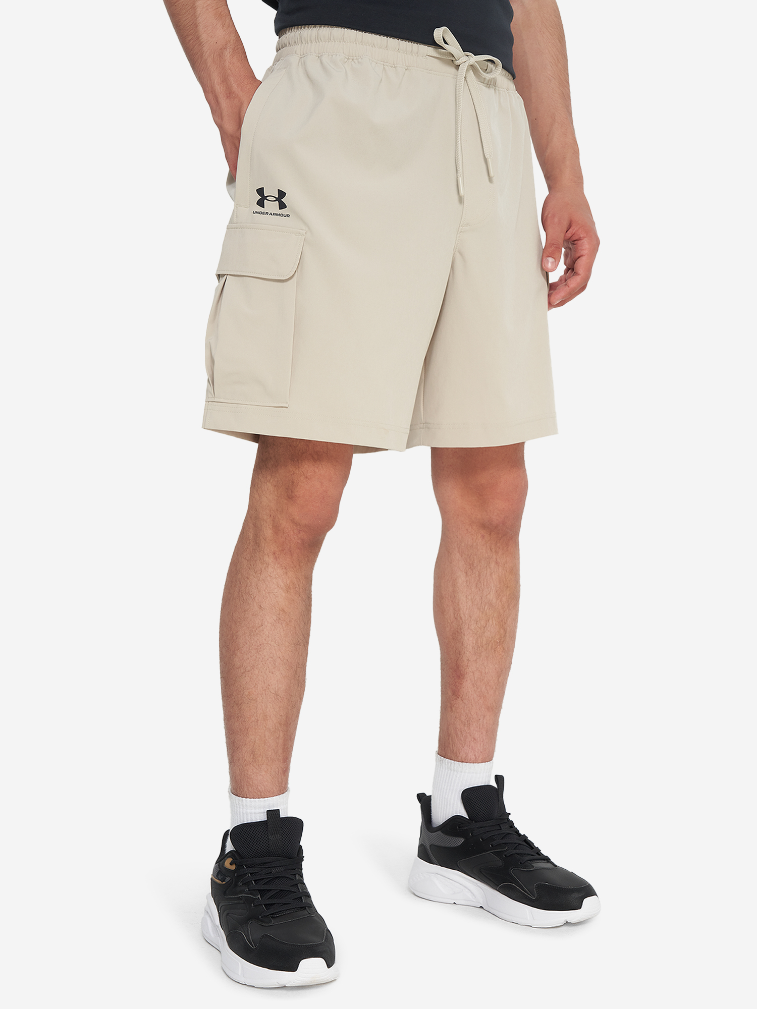 фото Шорты мужские under armour, бежевый