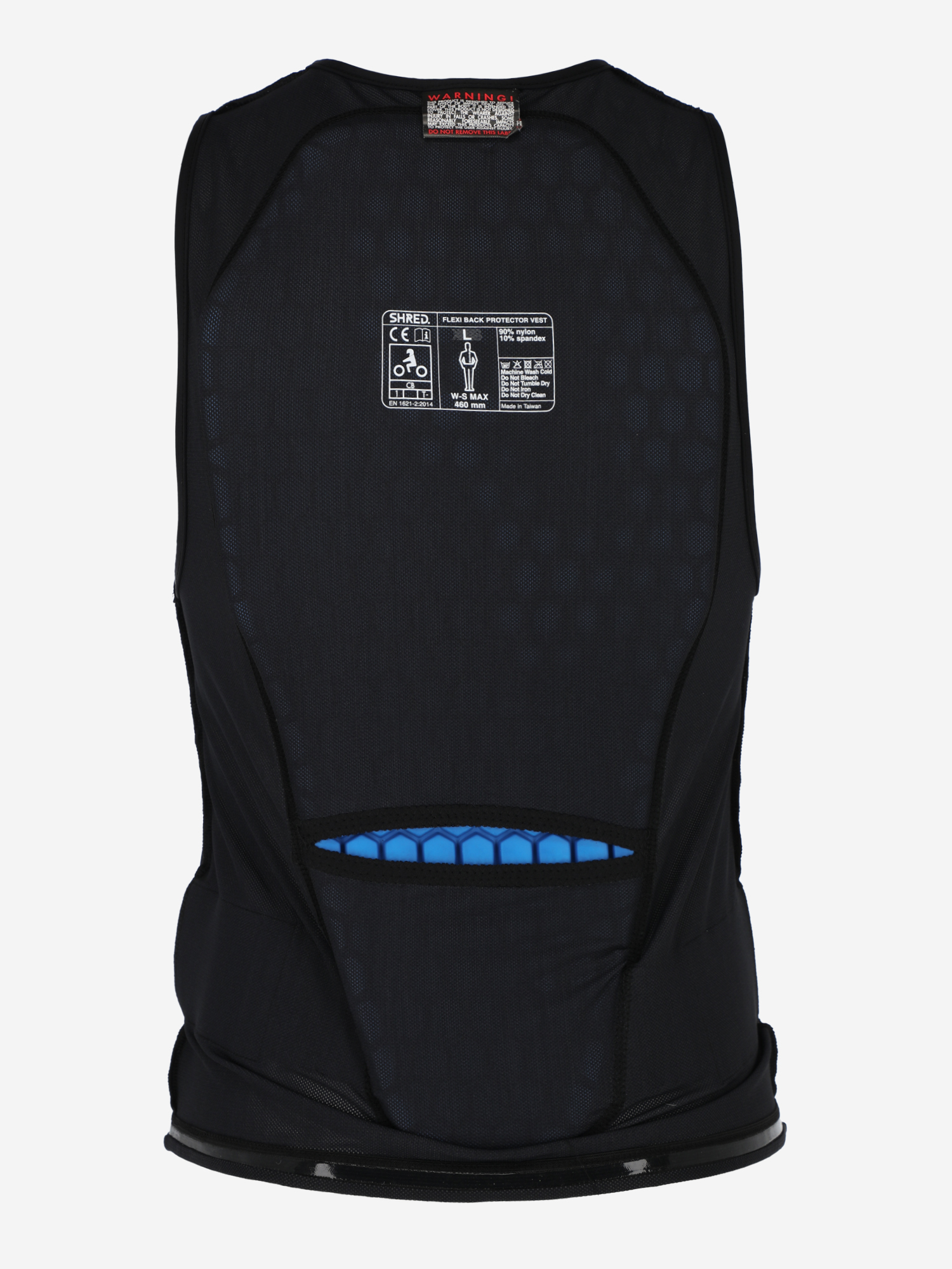 фото Защита спины shred flexi vest zip, черный
