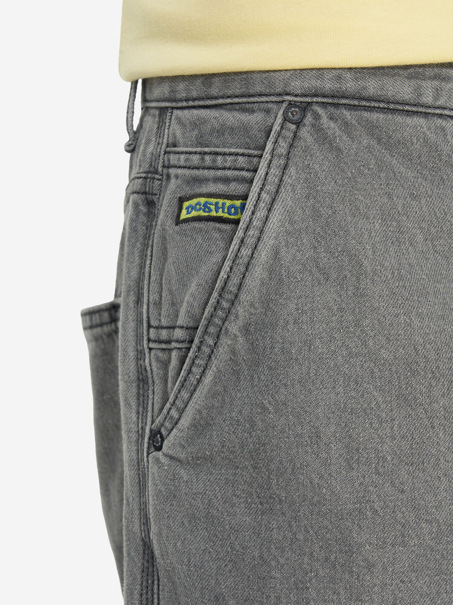 фото Шорты мужские оверсайз dc shoes carpenter baggy, серый