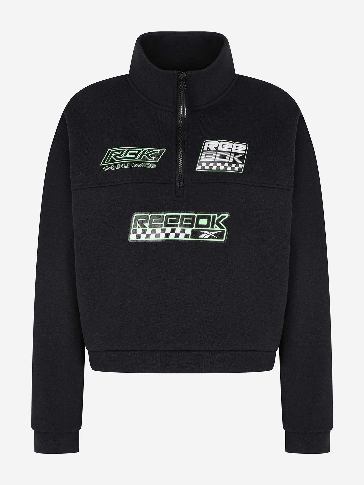 фото Толстовка женская reebok graphic, черный