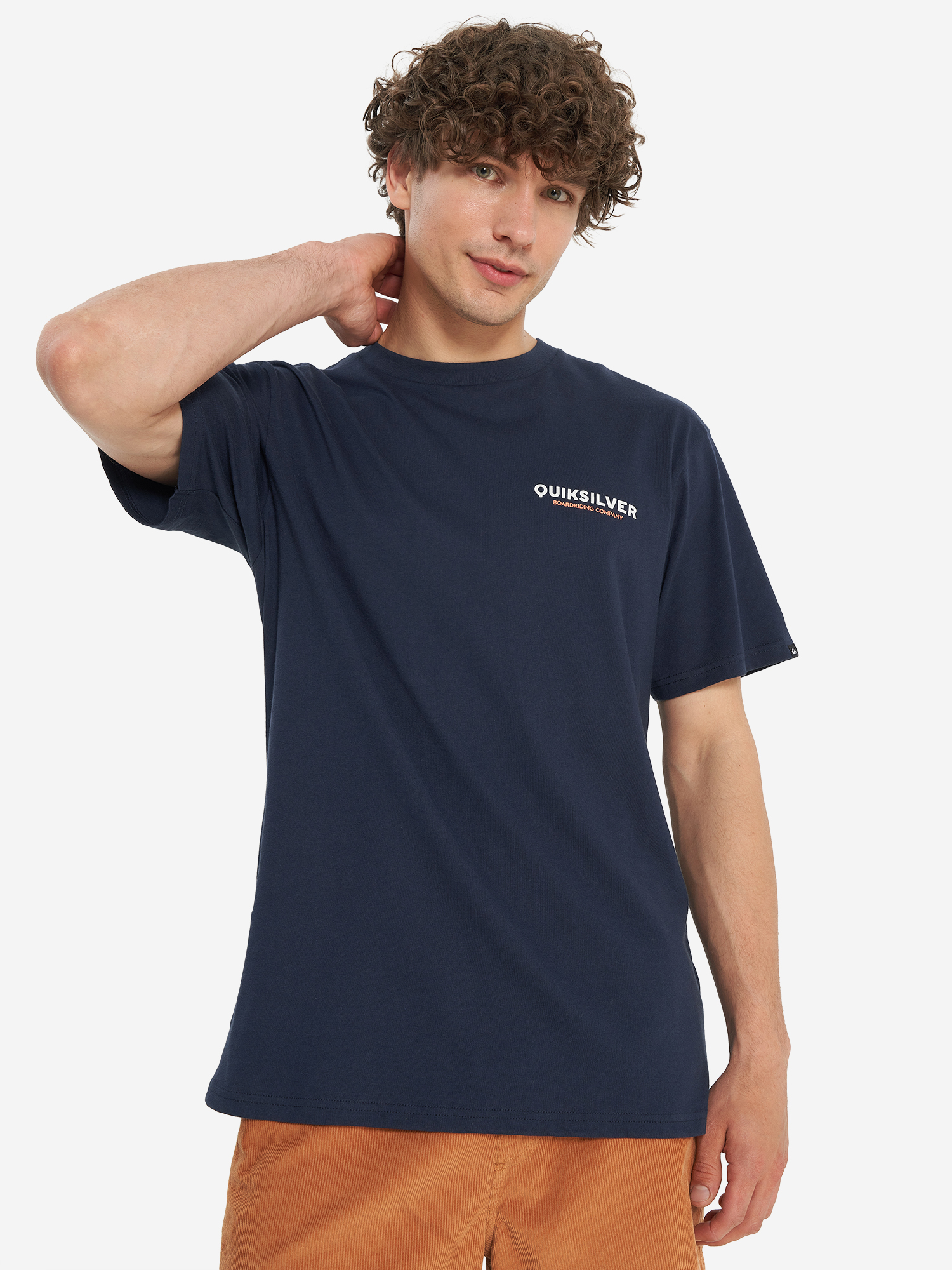 фото Футболка мужская quiksilver kunac, синий
