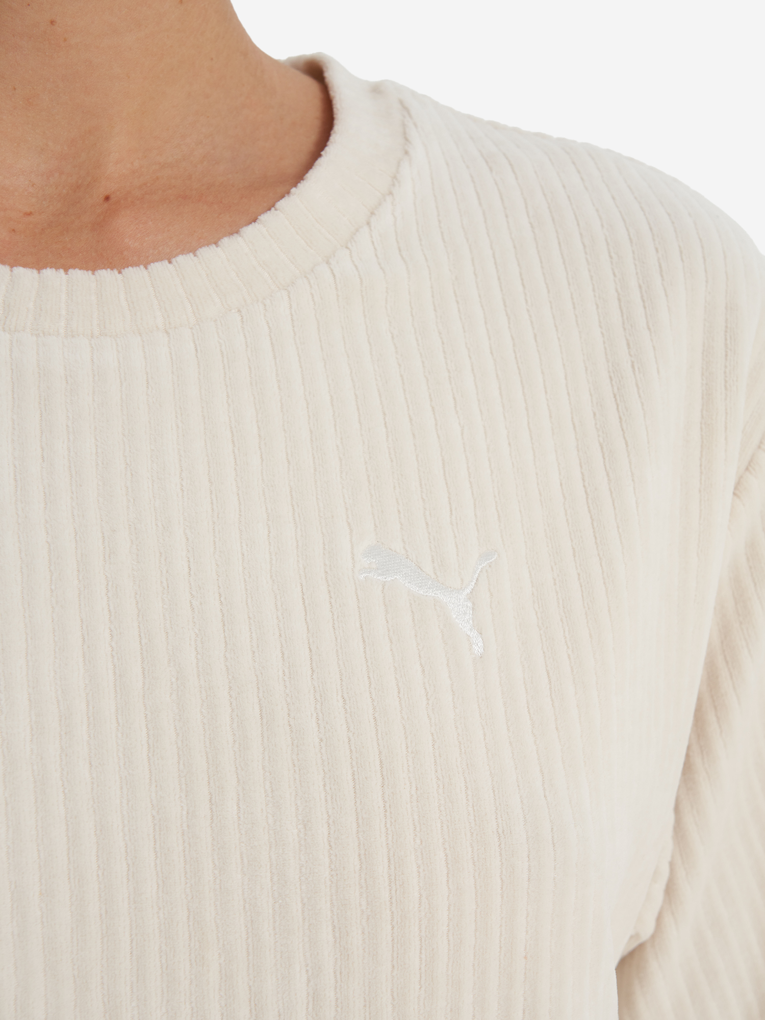 фото Футболка женская puma, бежевый