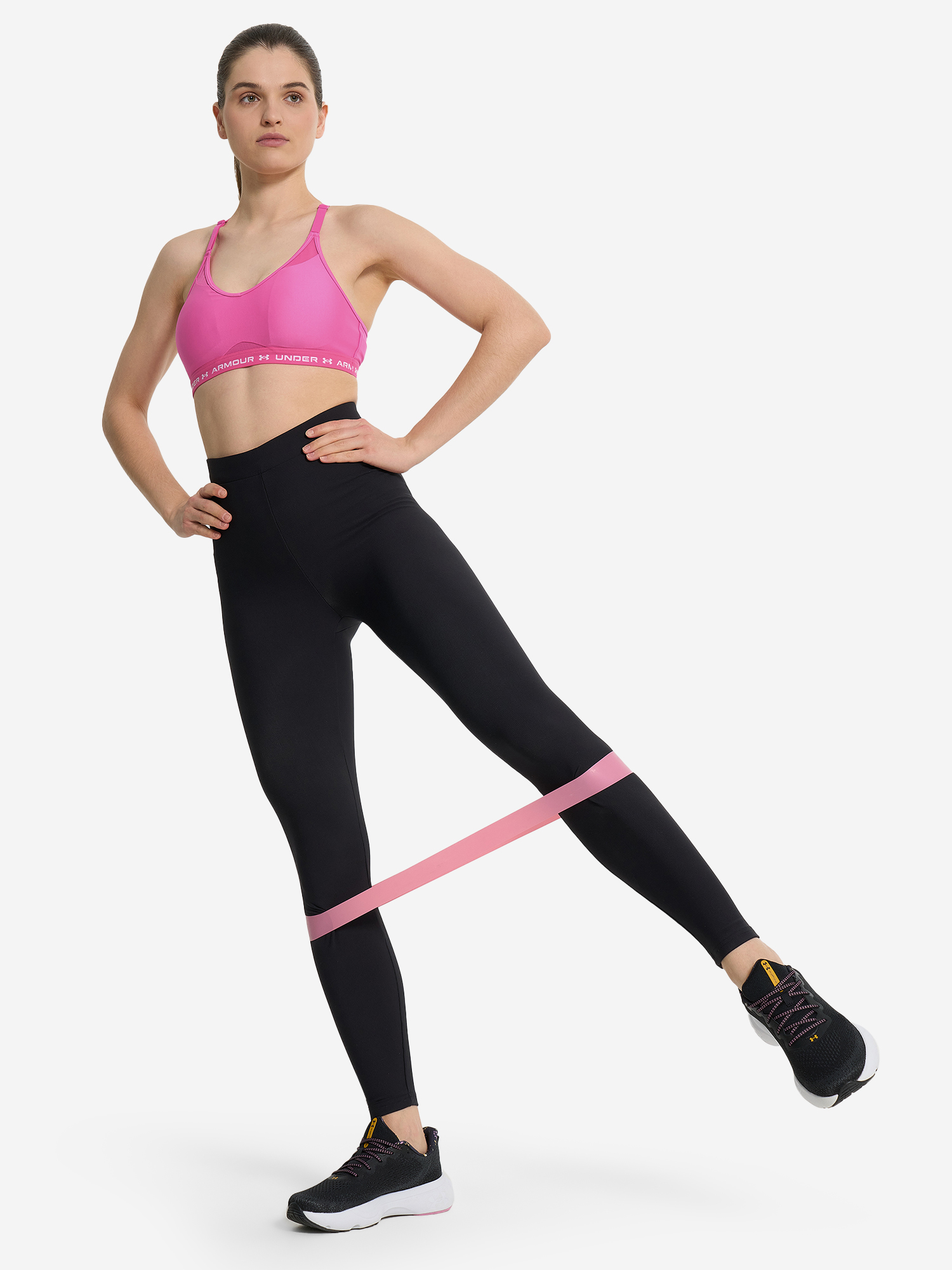 фото Топ бра спортивный under armour, розовый