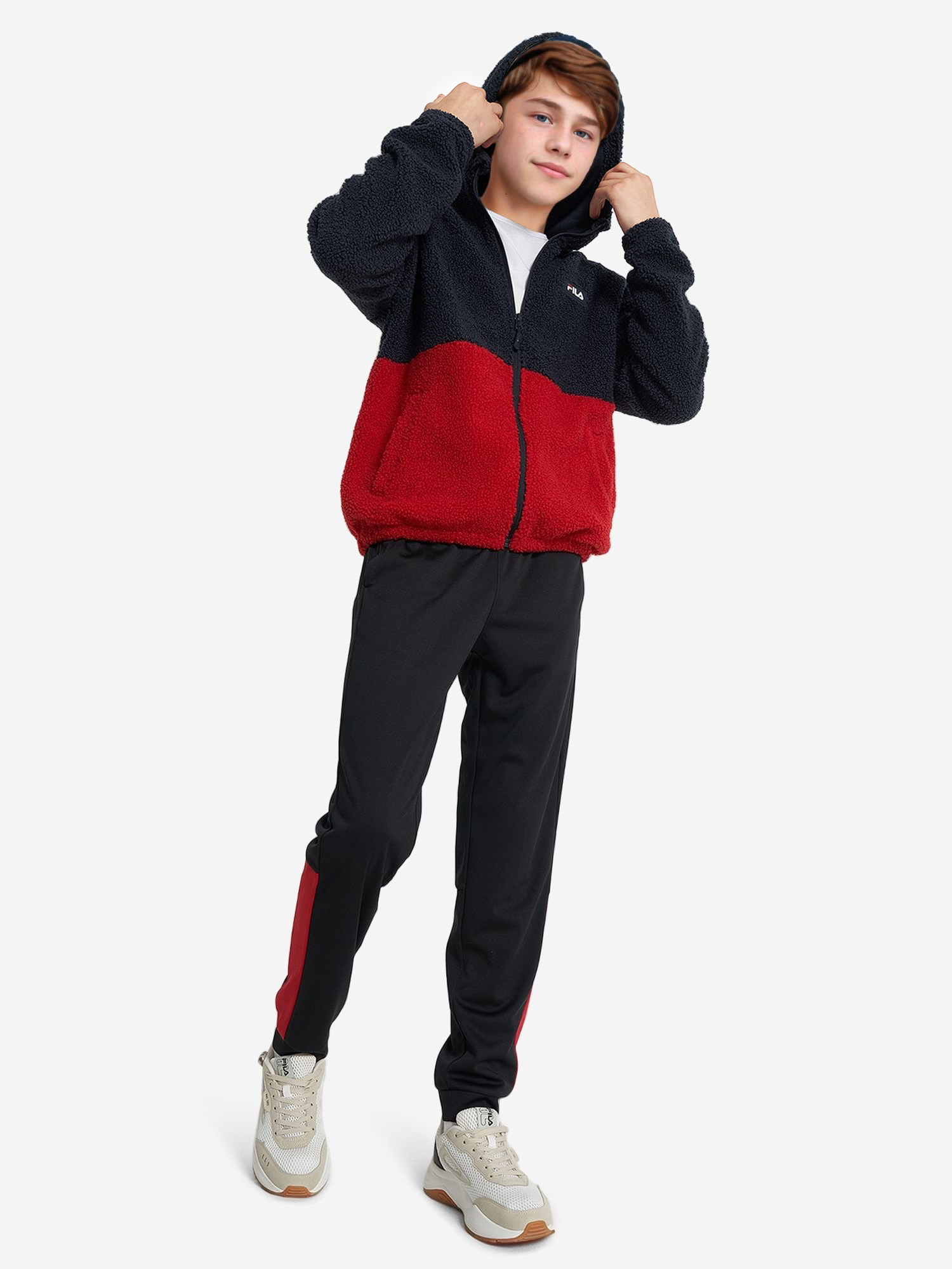 фото Толстовка для мальчиков fila, синий