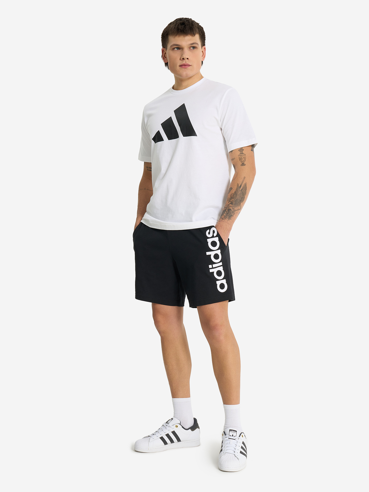 фото Шорты мужские adidas, черный