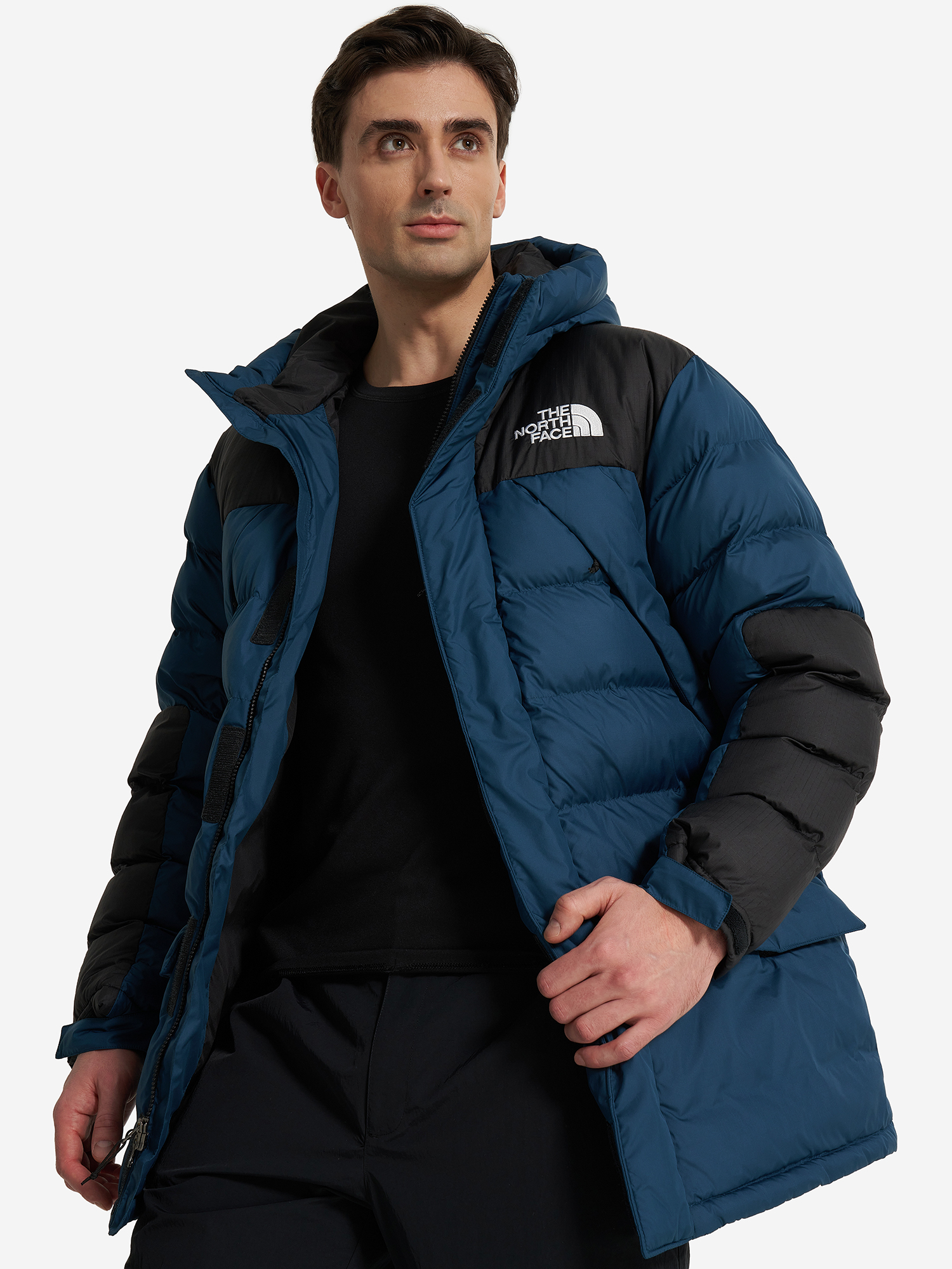 фото Куртка утепленная мужская the north face limbara insulated, синий