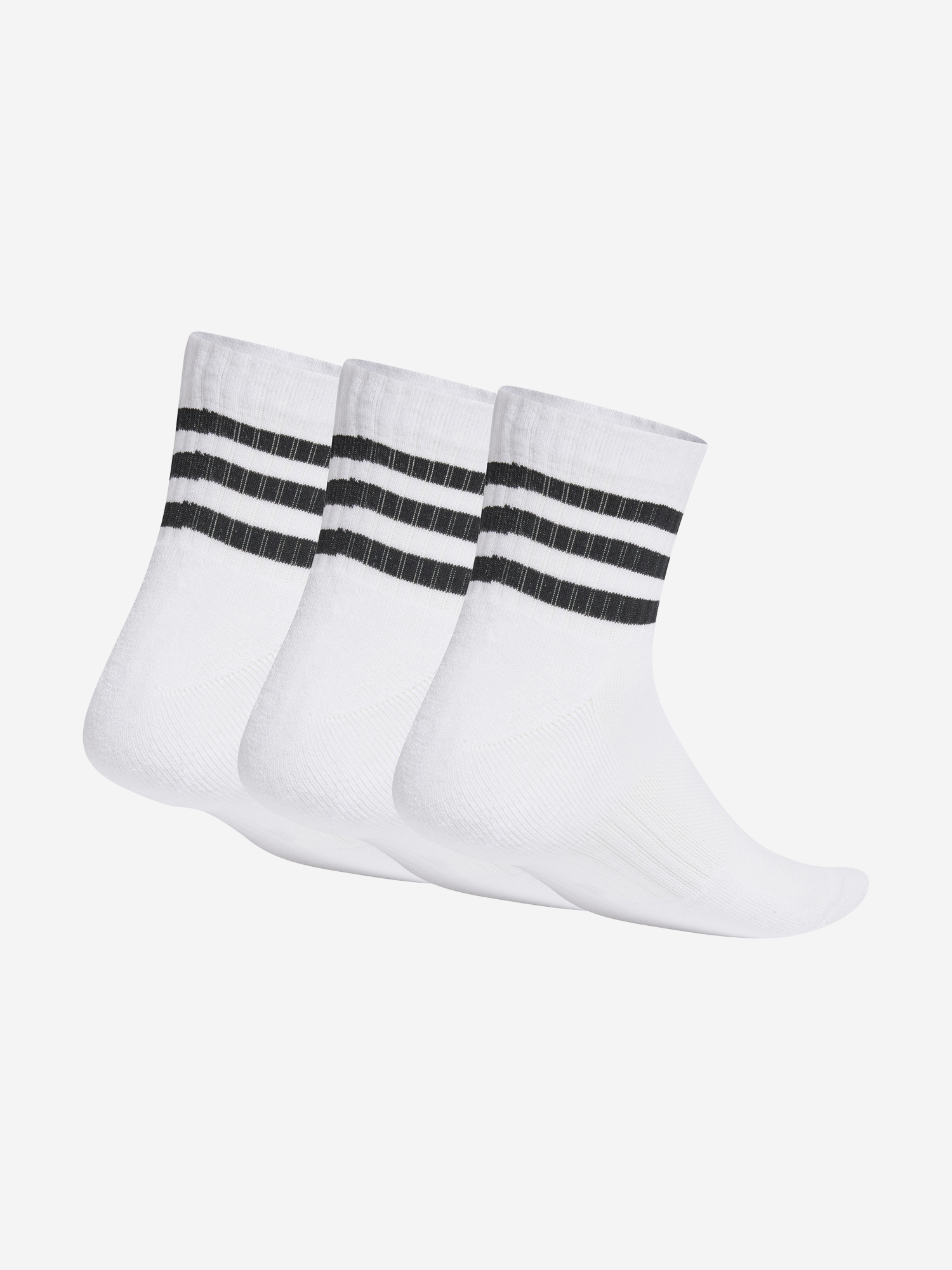 фото Носки adidas, 3 пары, белый