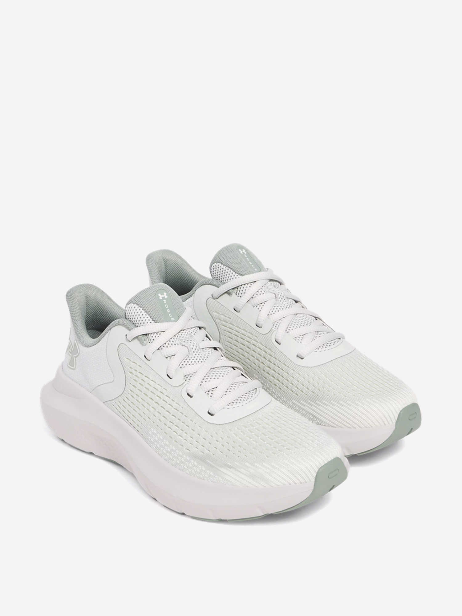 фото Кроссовки женские under armour charged rogue 5, зеленый