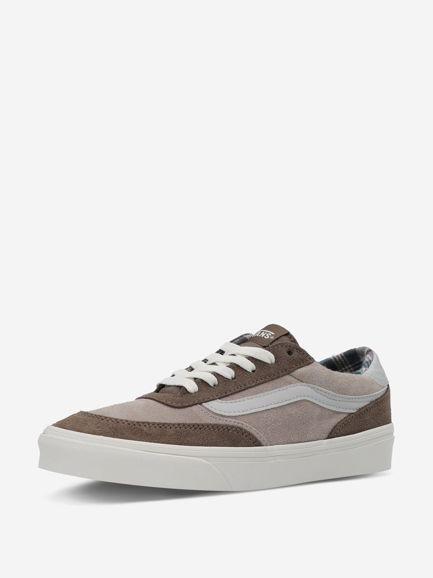фото Кеды женские vans brooklyn ls, коричневый