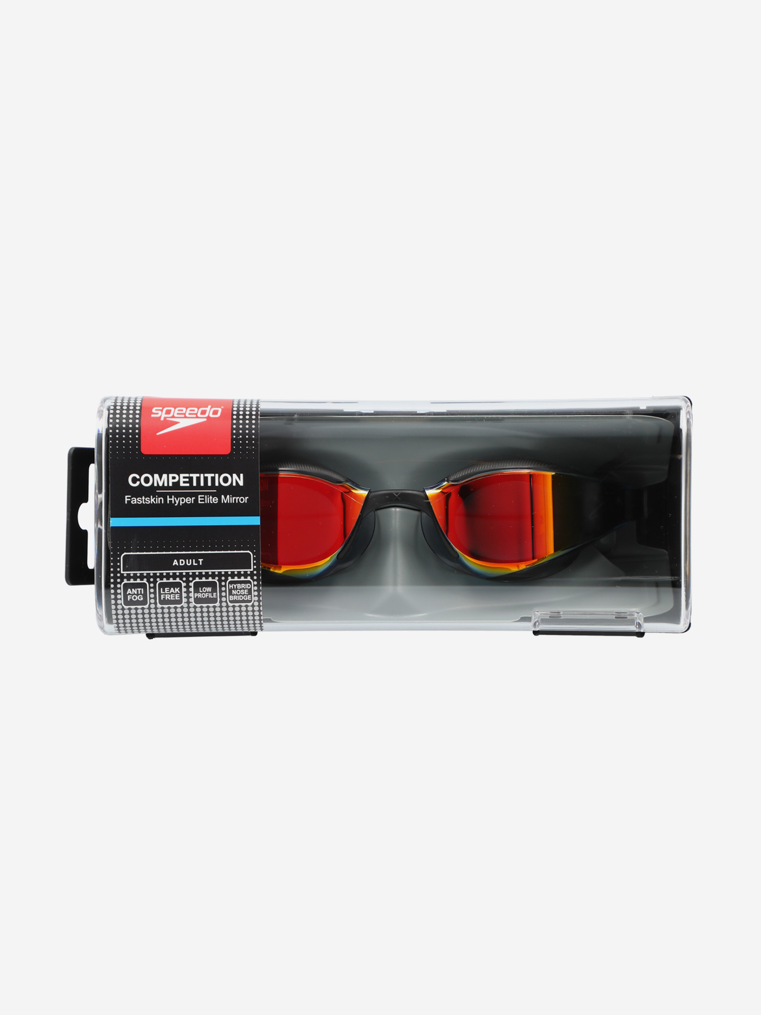 фото Очки для плавания speedo fastskin hyper elite mirror, черный