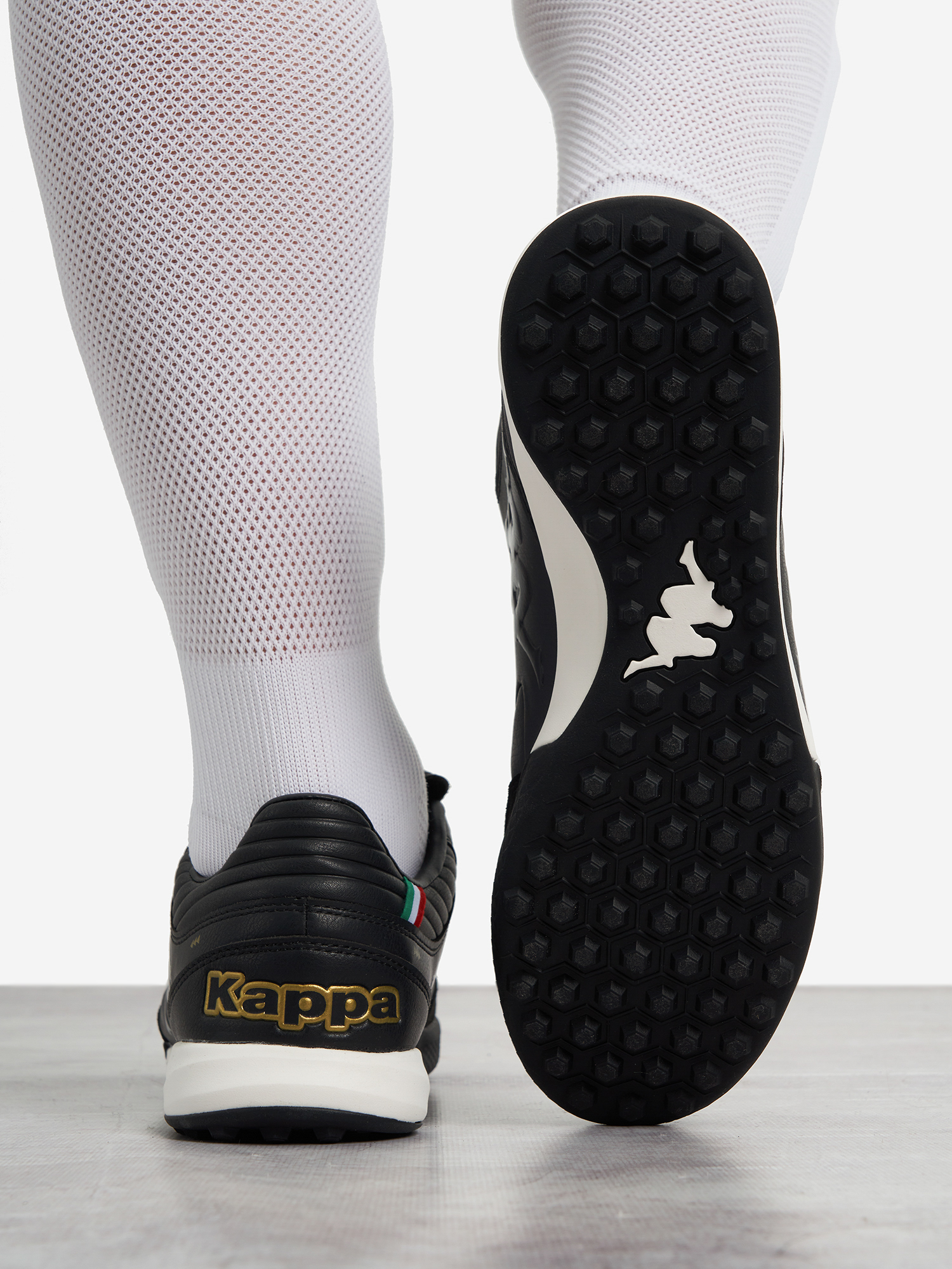 фото Бутсы мужские kappa corium tf, черный