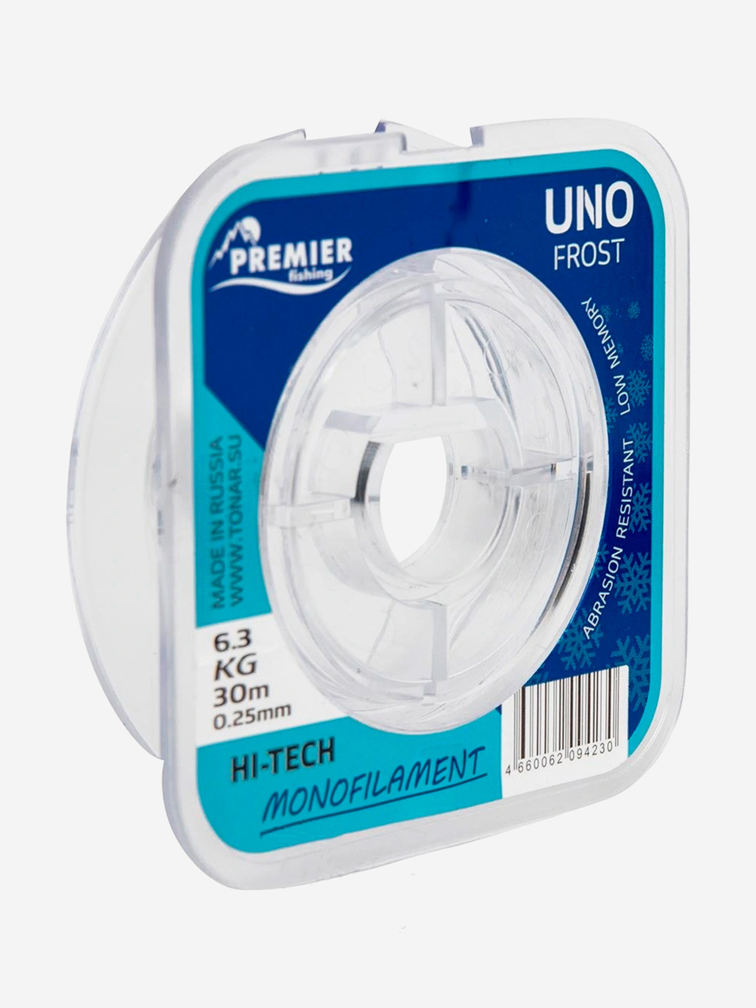 Леска для рыбалки Premier Fishing UNO FROST Nylon 0,25мм, 30м, 6,3кг, прозрачный, Серый
Леска для рыбалки Premier Fishing UNO FROST Nylon 0,25мм, 30м, 6,3кг, прозрачный, Серый