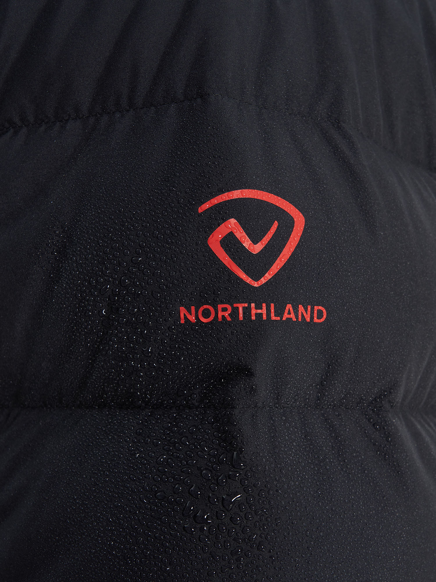 фото Пуховик мужской northland, черный