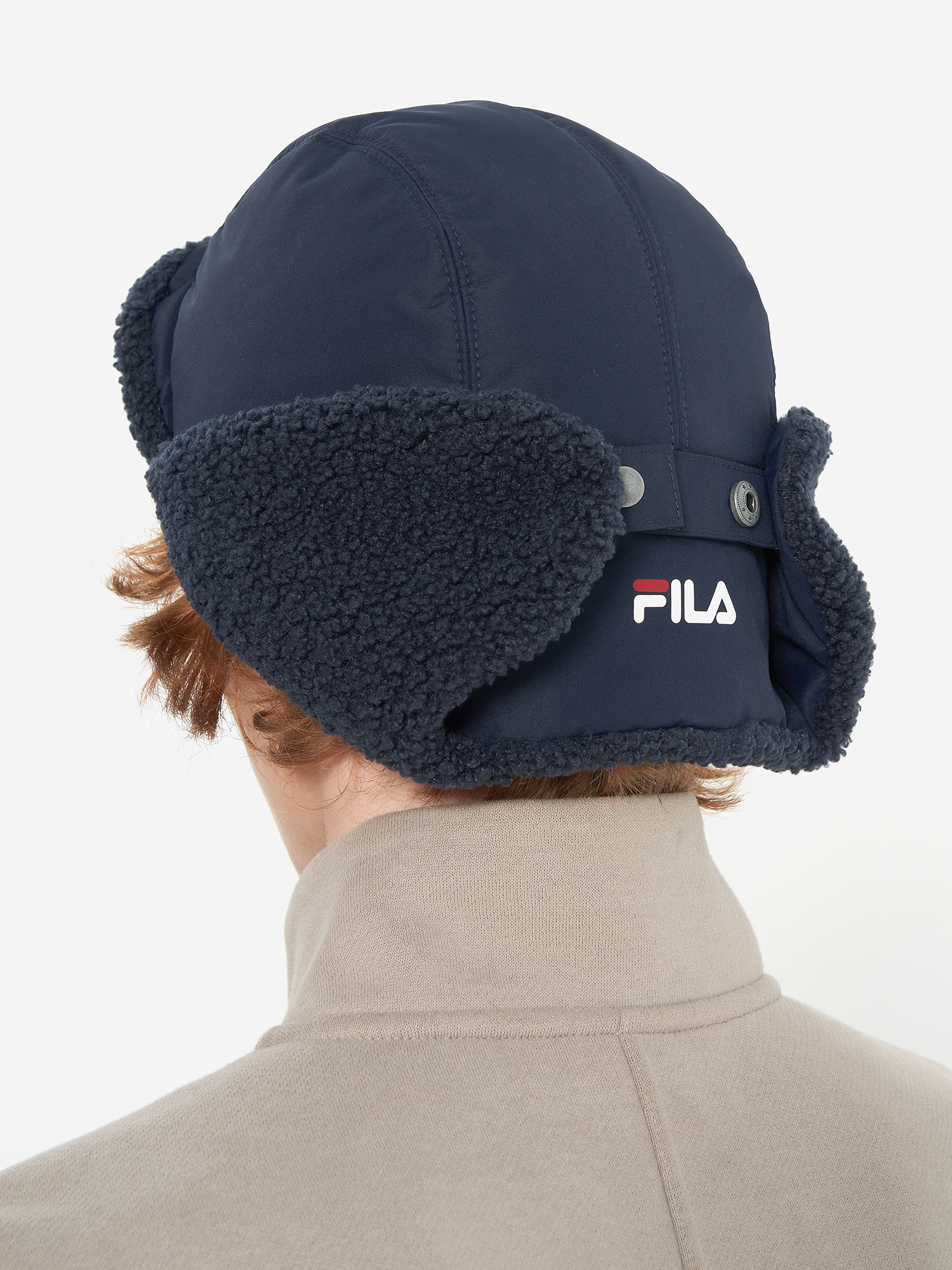 фото Шапка для мальчиков fila, синий