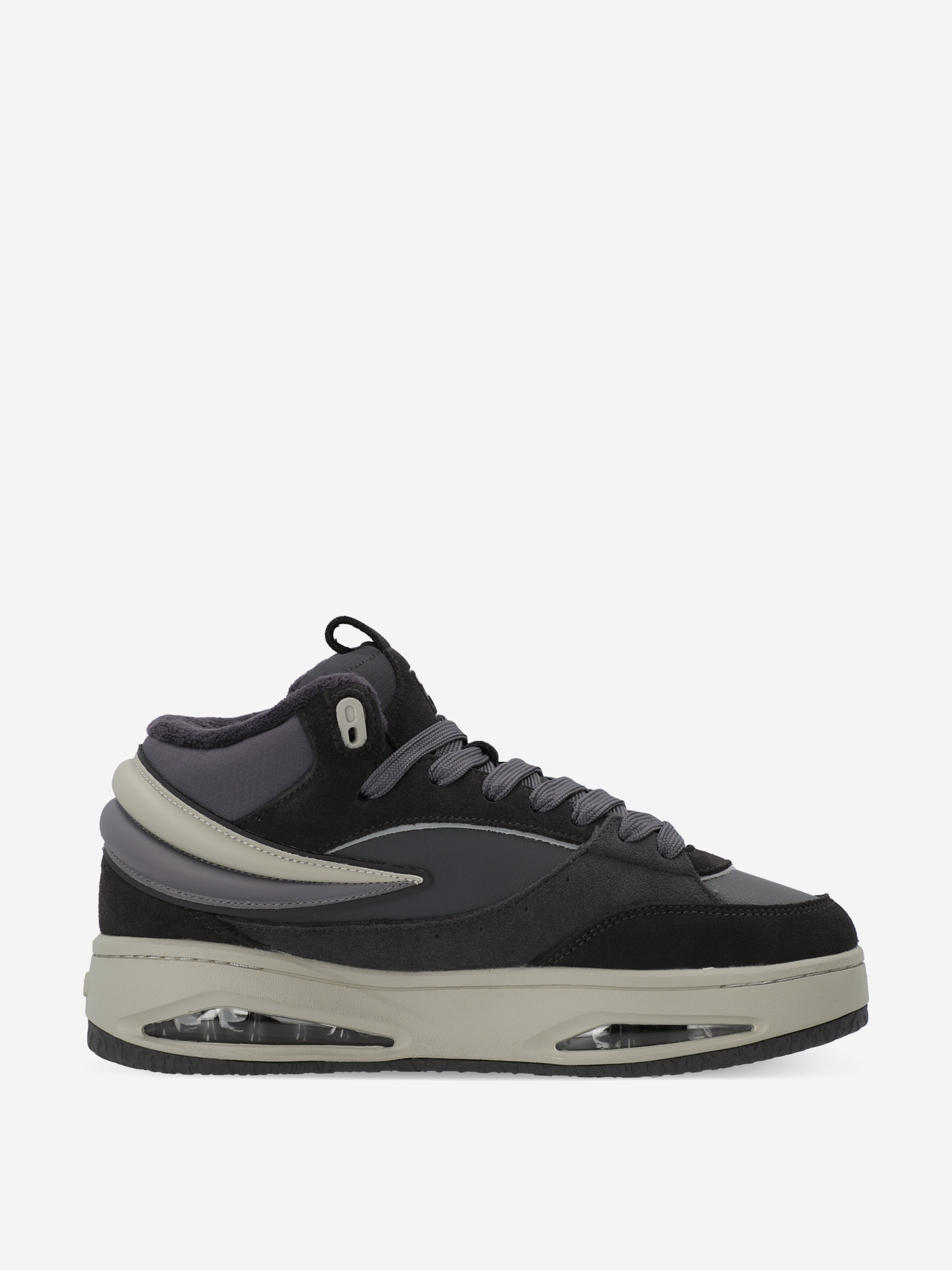 фото Кеды утепленные женские fila rhyme, фиолетовый
