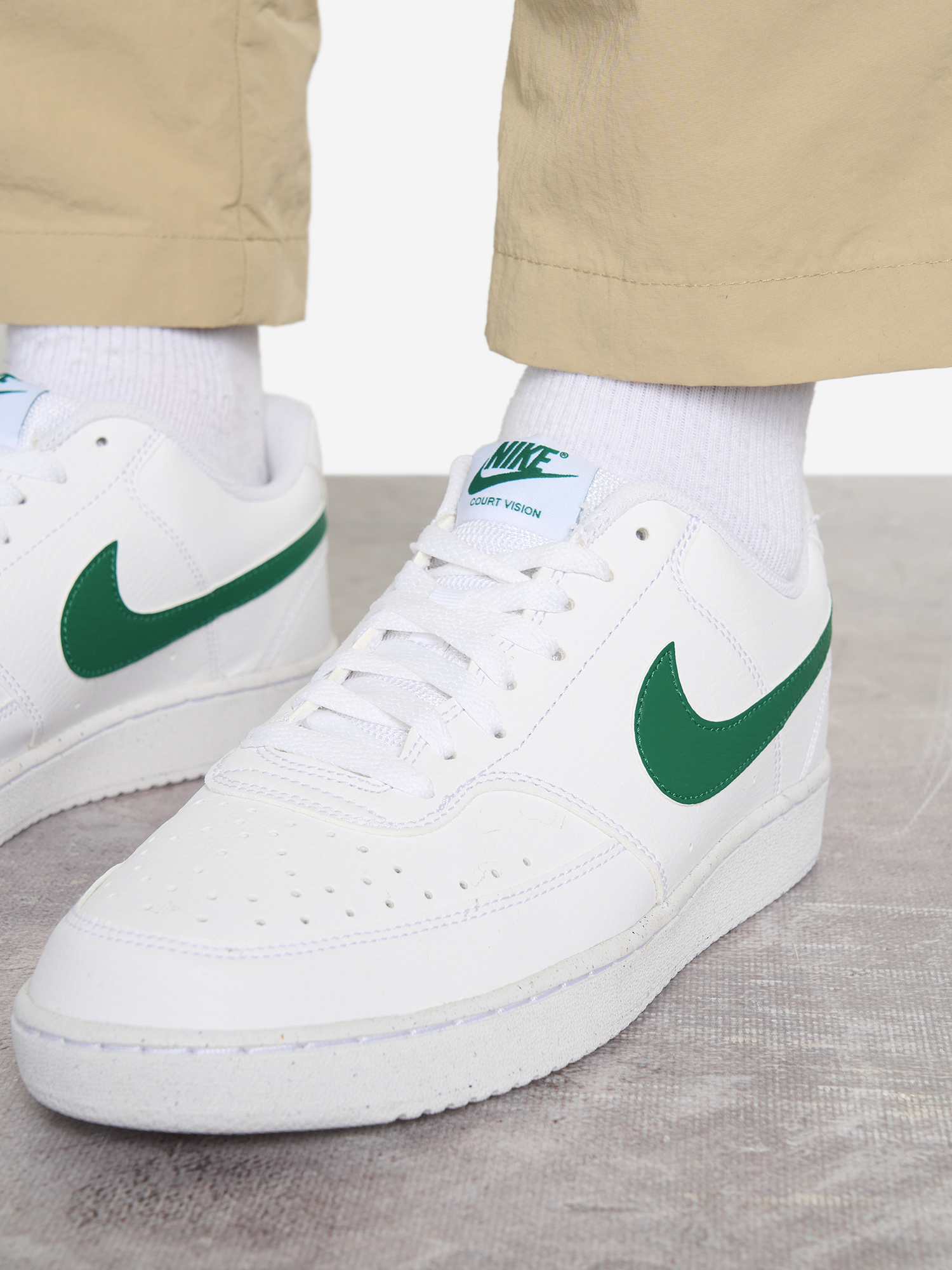 фото Кеды мужские nike court vision lo nn ess, белый