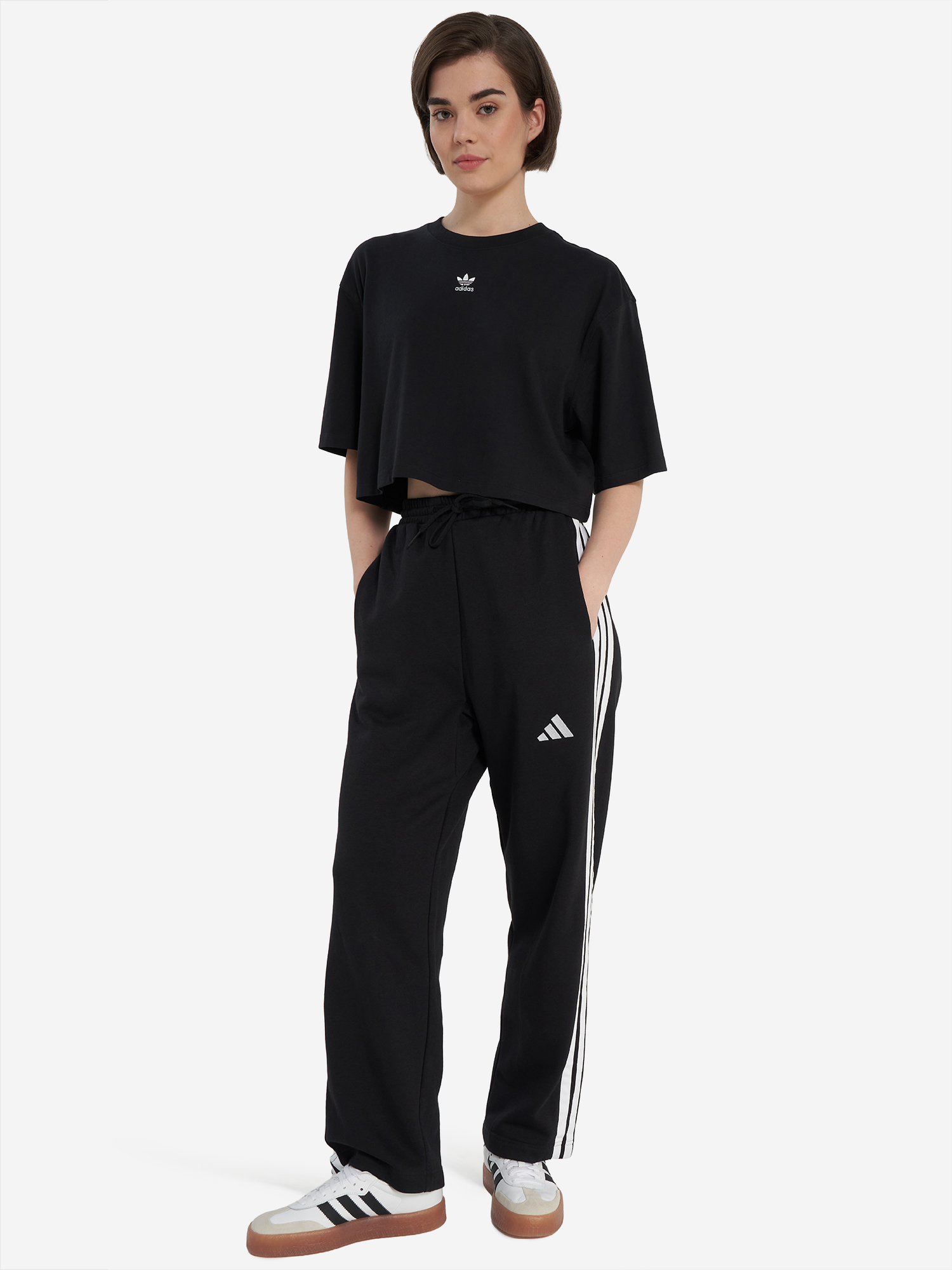 фото Футболка женская adidas, черный