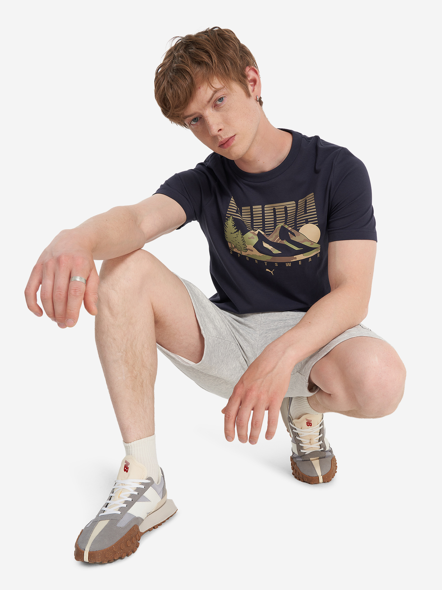 фото Футболка мужская puma, синий