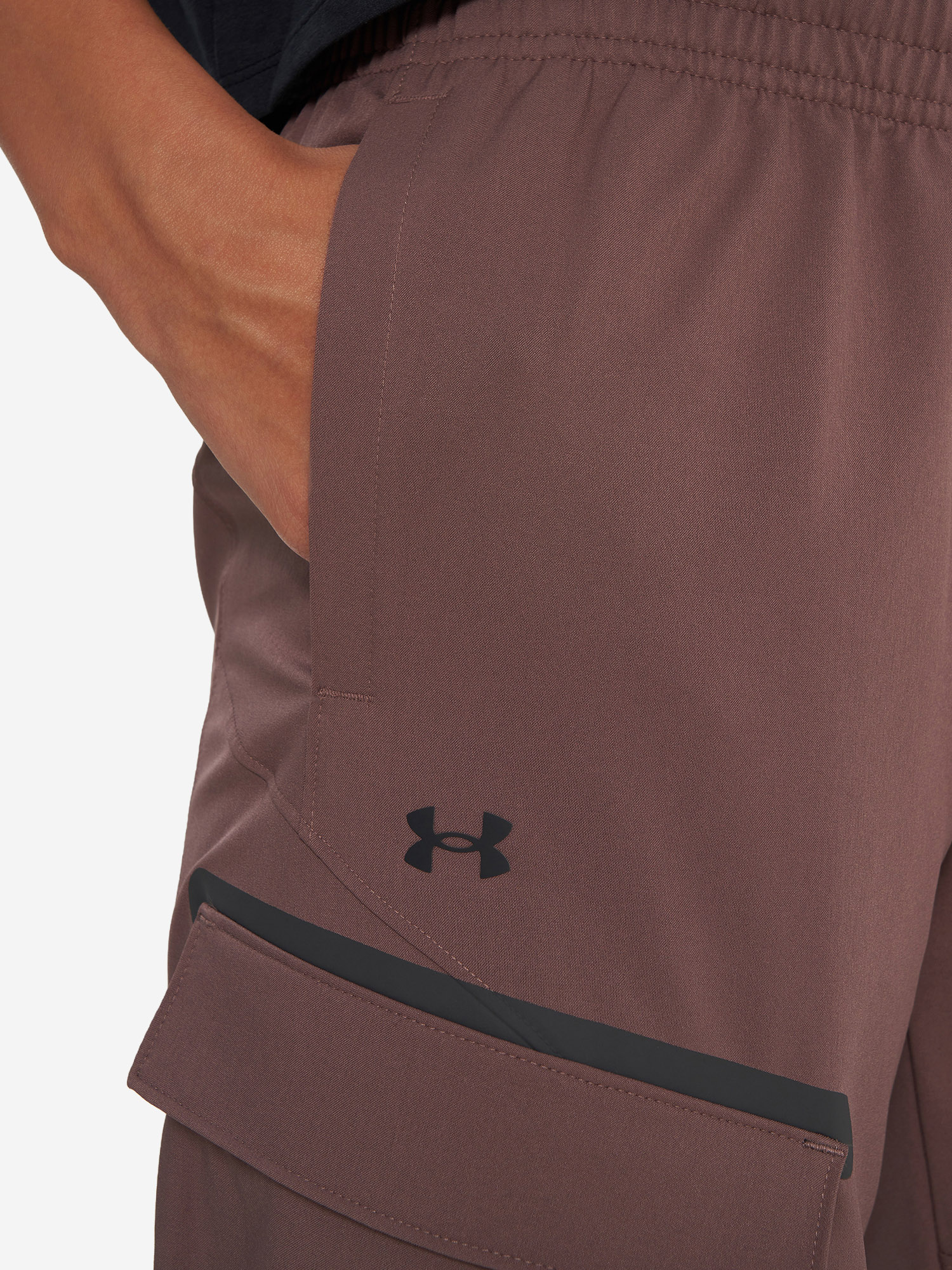 фото Брюки женские under armour unstoppable, бежевый