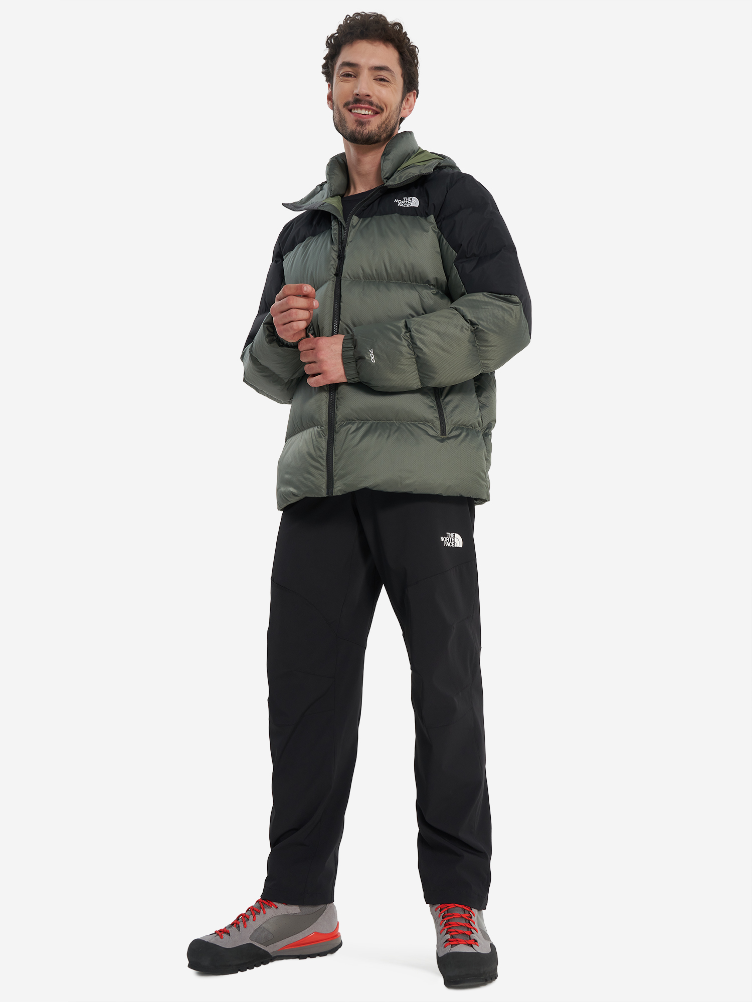 фото Пуховик мужской the north face diablo down 2.0, зеленый