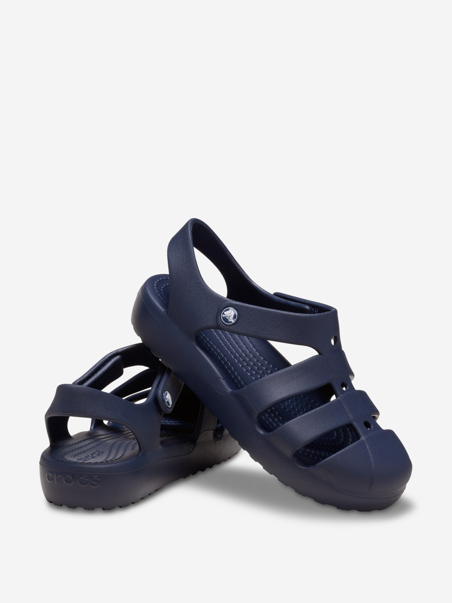 фото Сандалии детские crocs classic fisherman, синий